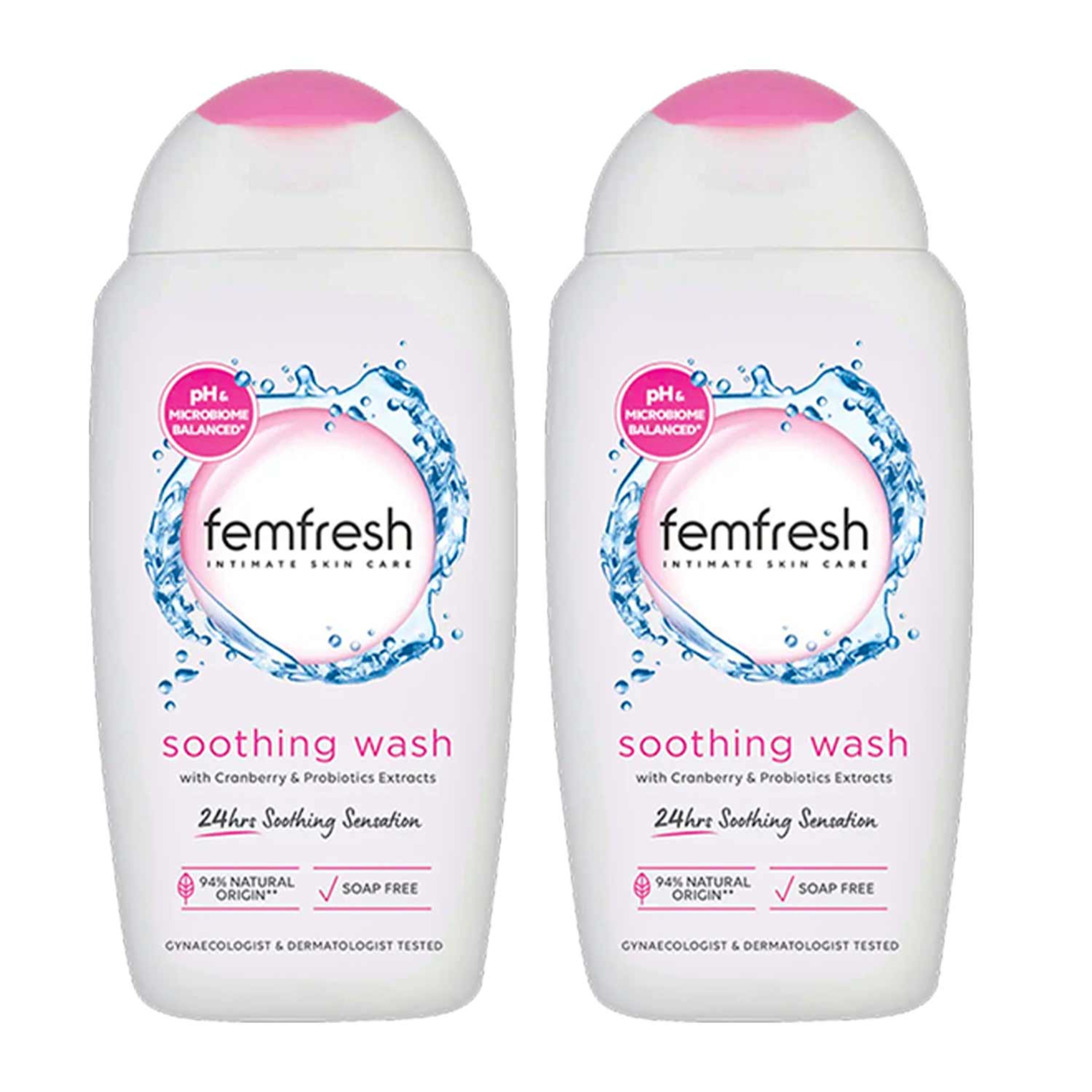 Femfresh Ultimate Care Soothing Wash 2x250ml @25%off