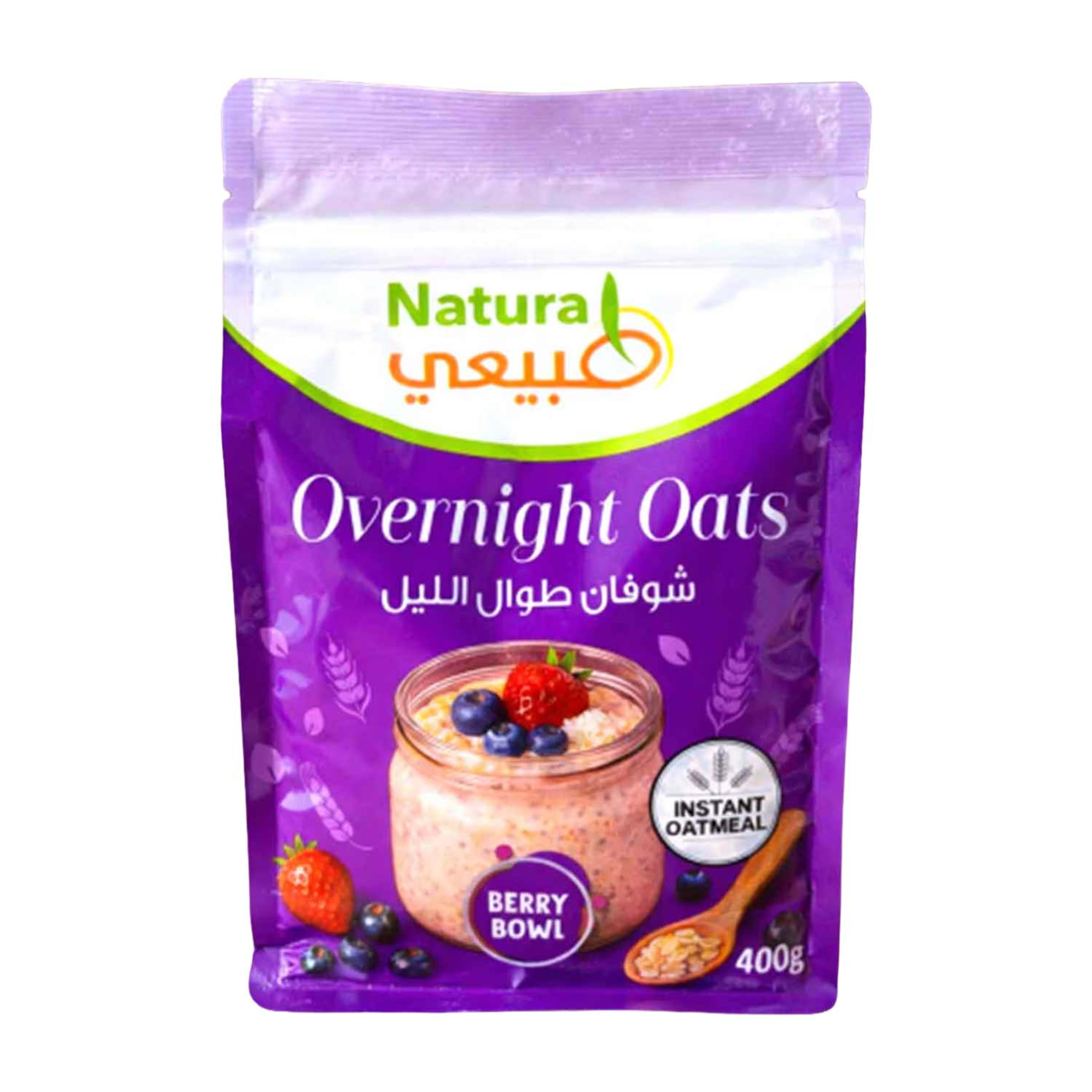 Natural Overnight Oats Berry Bowl 400gm