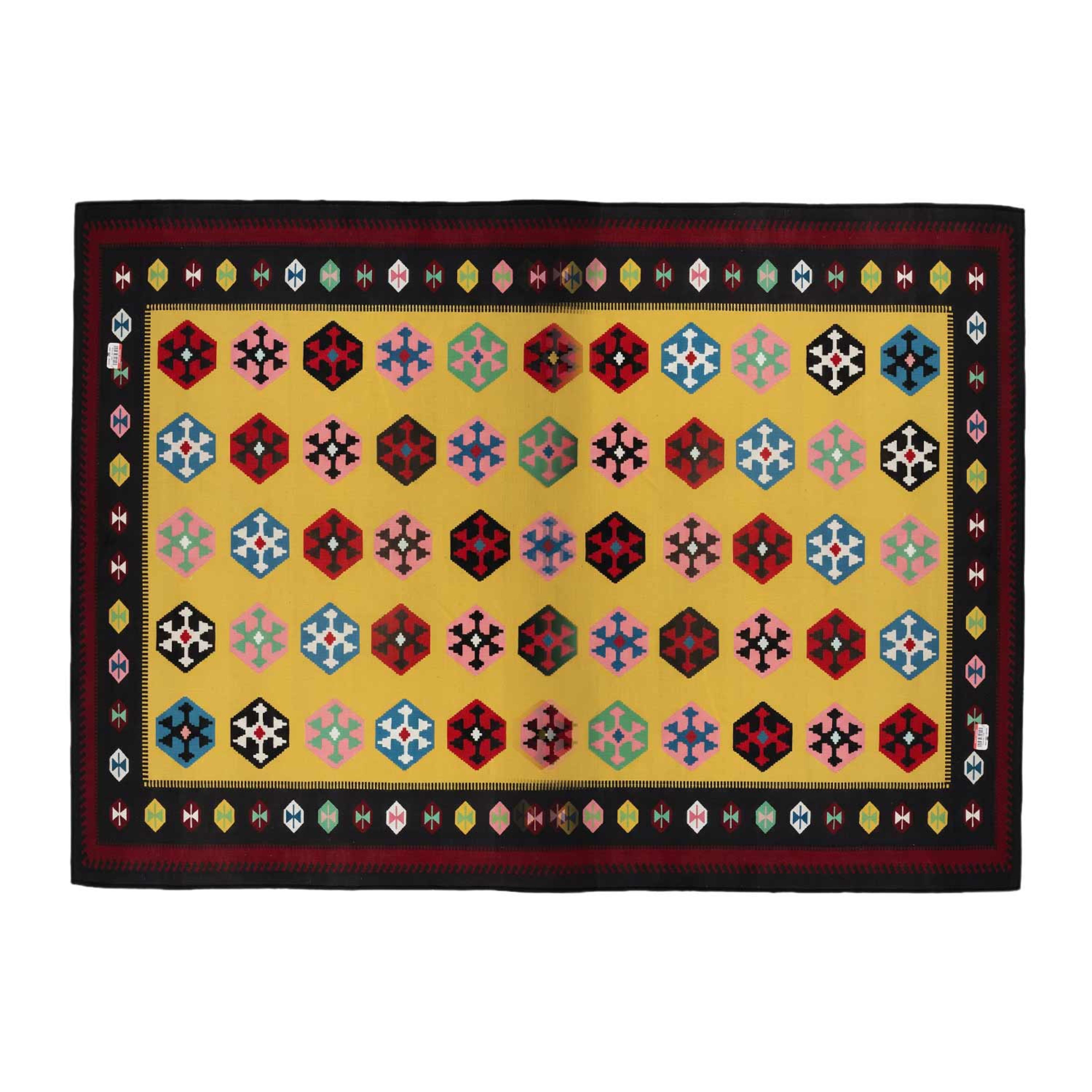 Al Rahal Carpet Yellow 1x2m