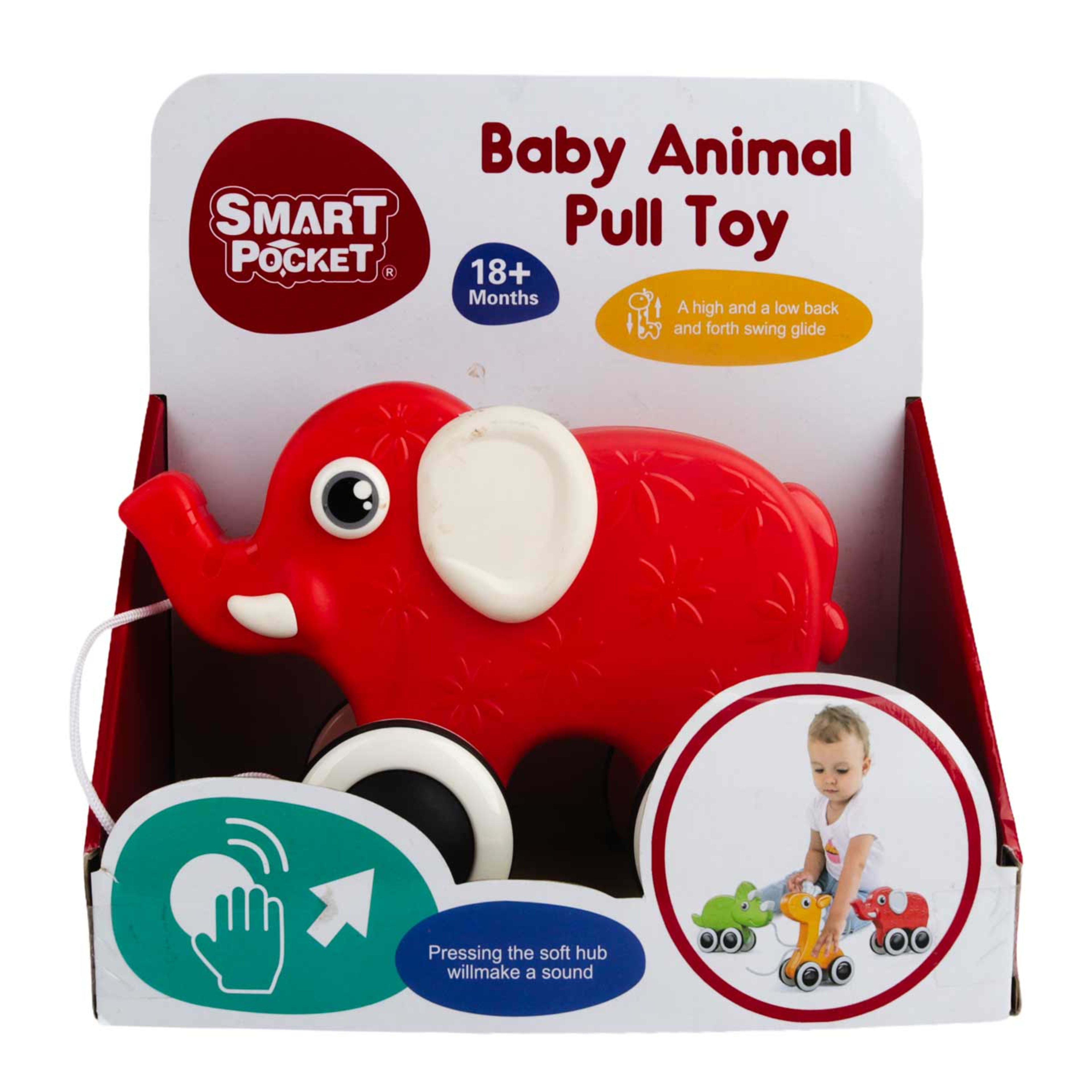 Smart Pocket Baby Animal Pull Toy Sy017