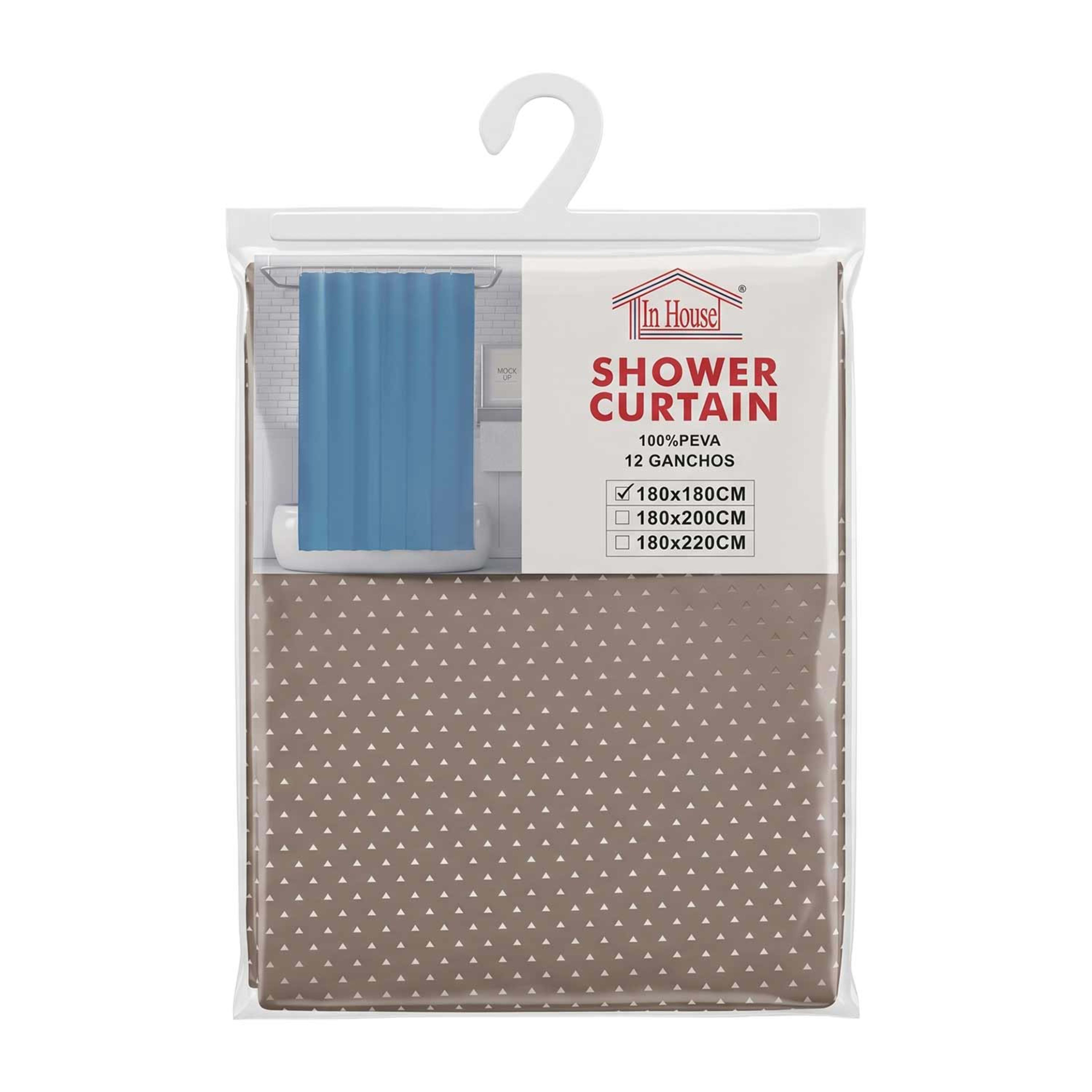 Fabric Shower Curtain 180 X 180cm