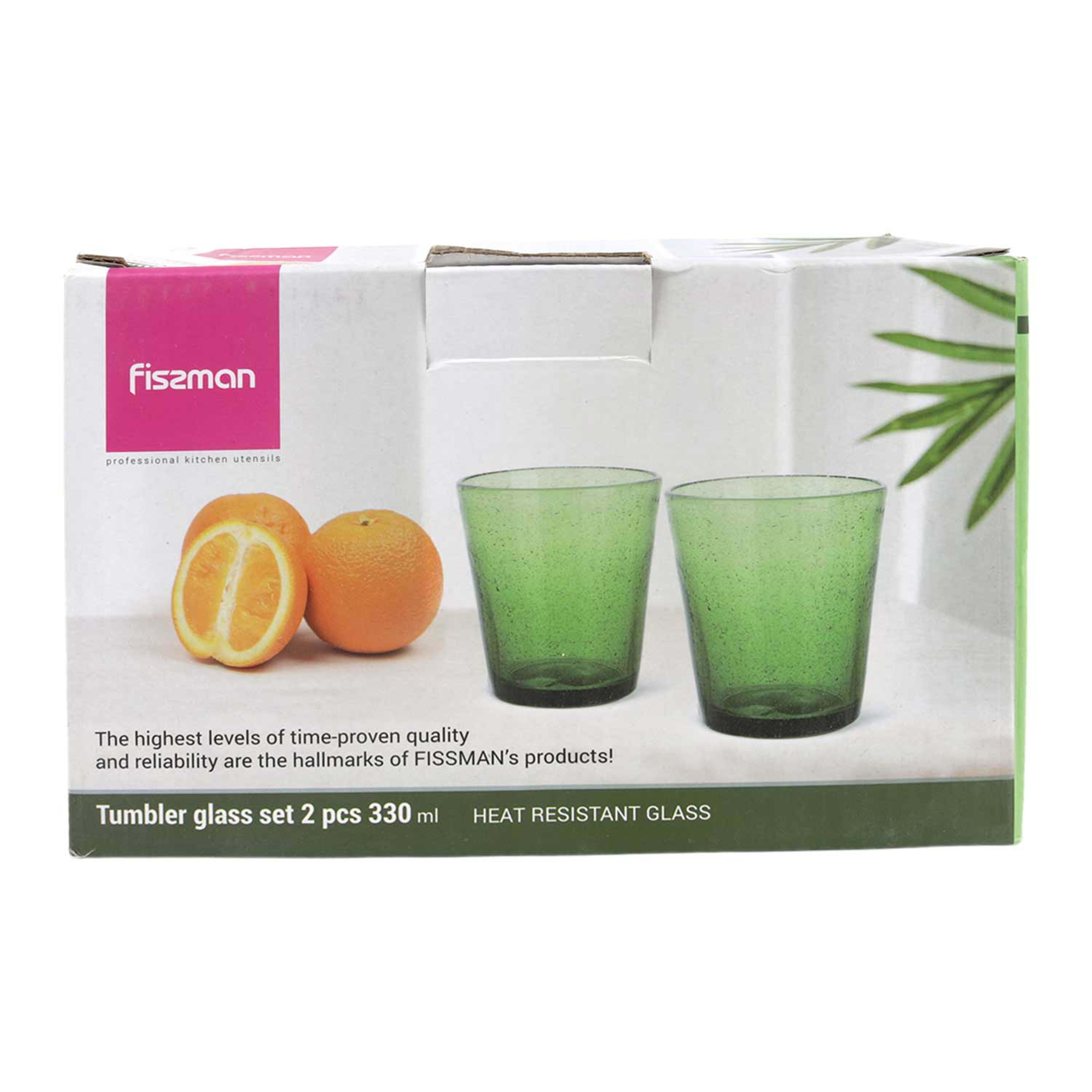 Fissman S3d2 2 Tumbler Glasses 330ml 19011