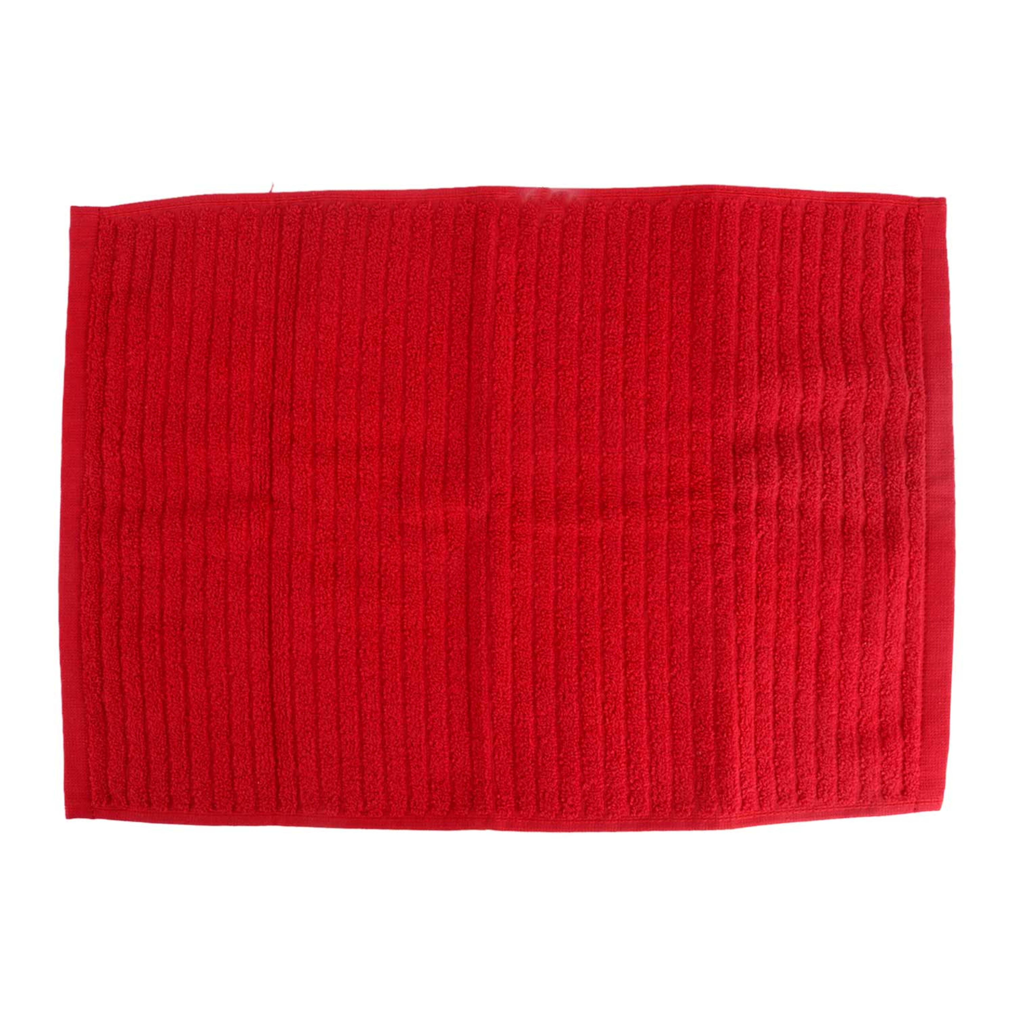 Style Face Towel Ribby Bright Red 30x45cm Ho04316