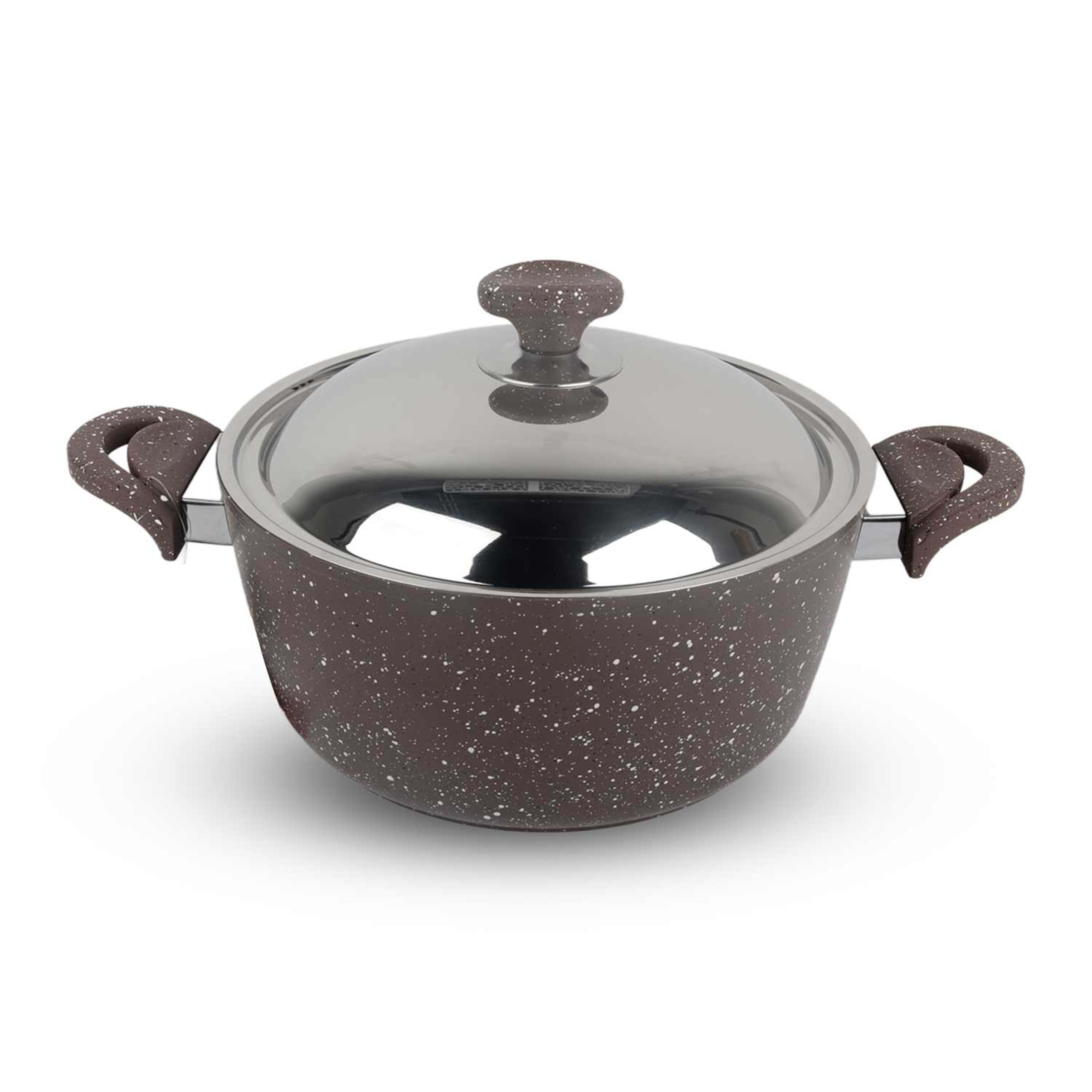 Saflon Pot Granite Steel Lid 26cm