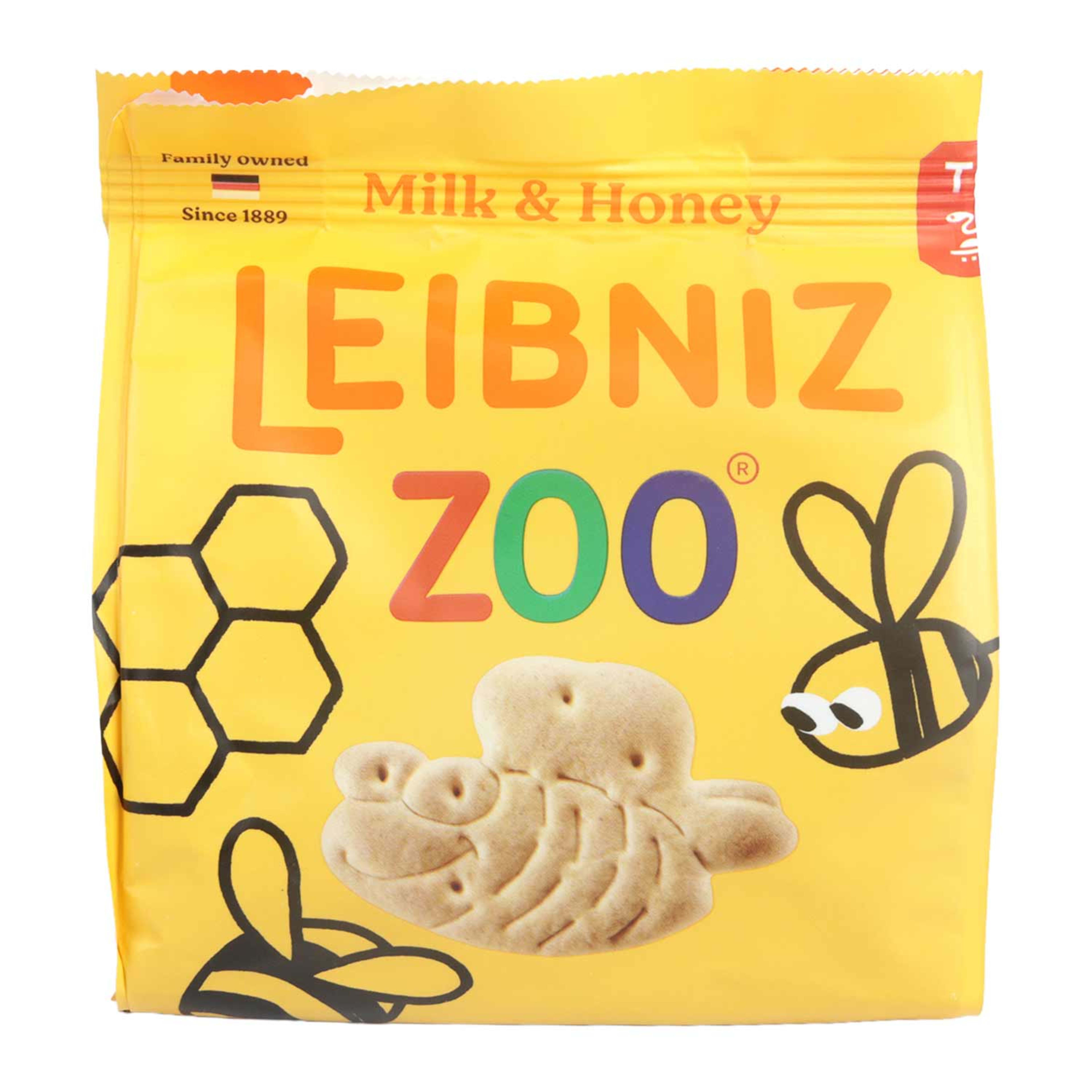 Bahlsen Leibniz Zoo Biscuits W/ Milk & Honey 100gm
