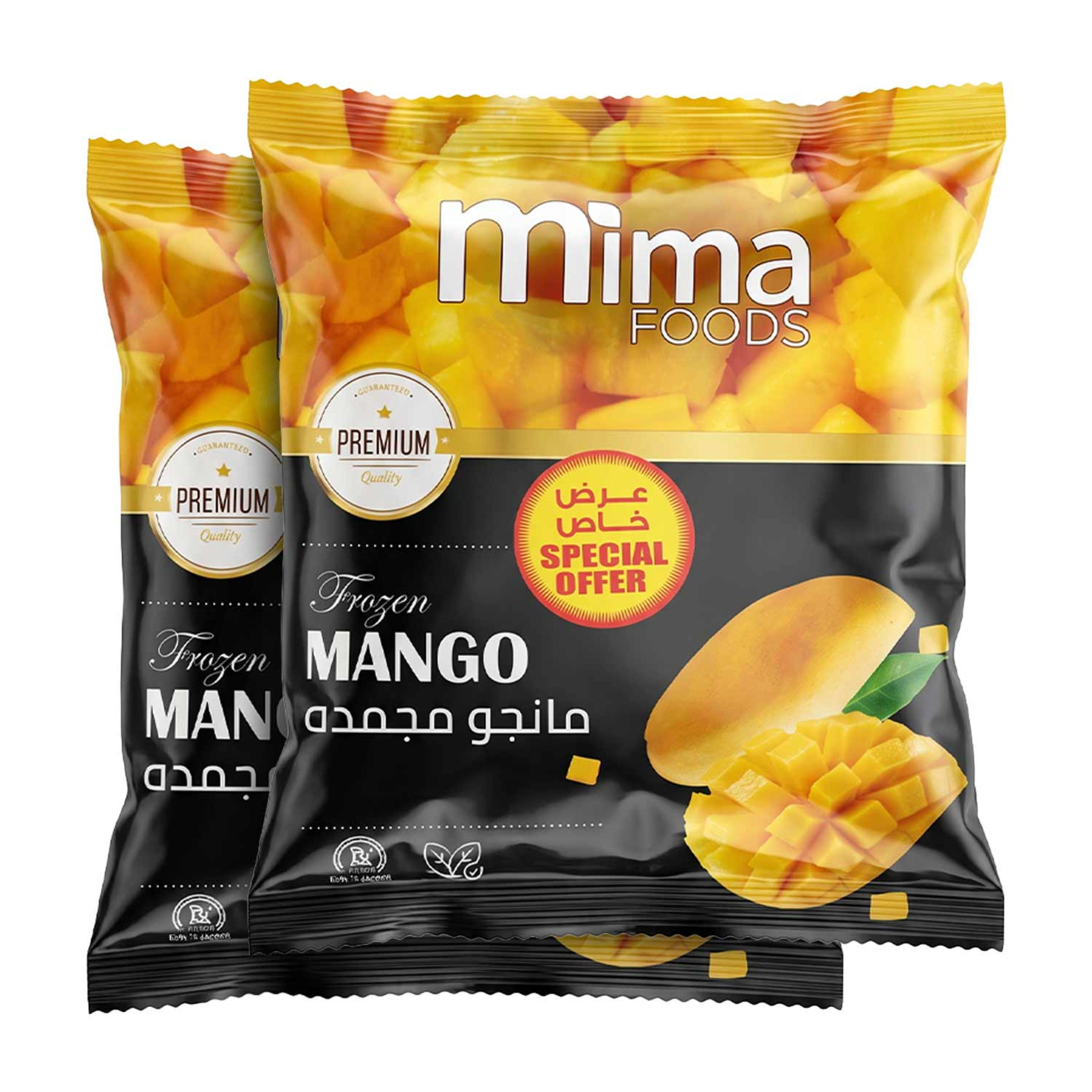 Mima Foods Frozen Mango Chunks 2x400gm Promo