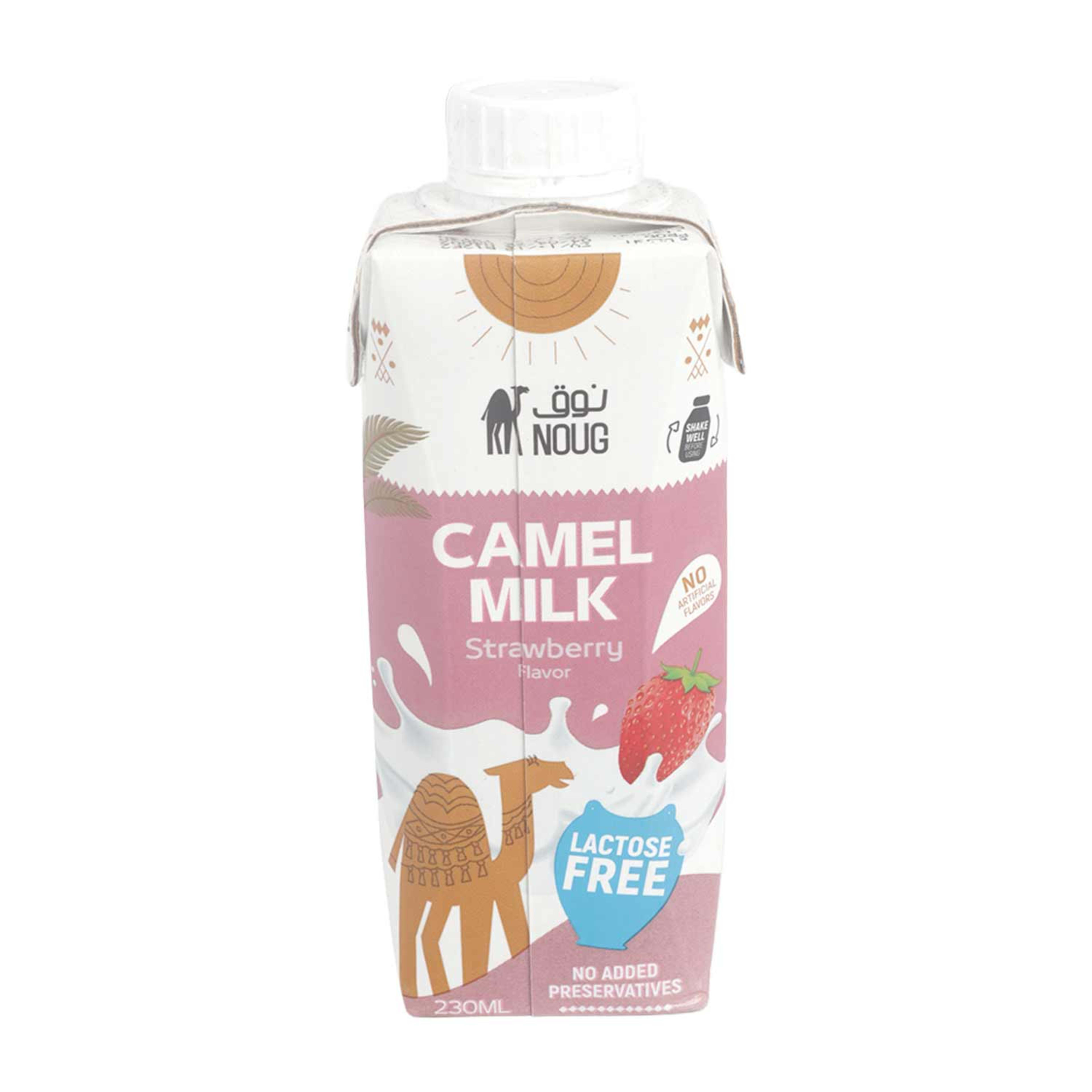 Noug Camel Milk Strawberry Flavor 230ml