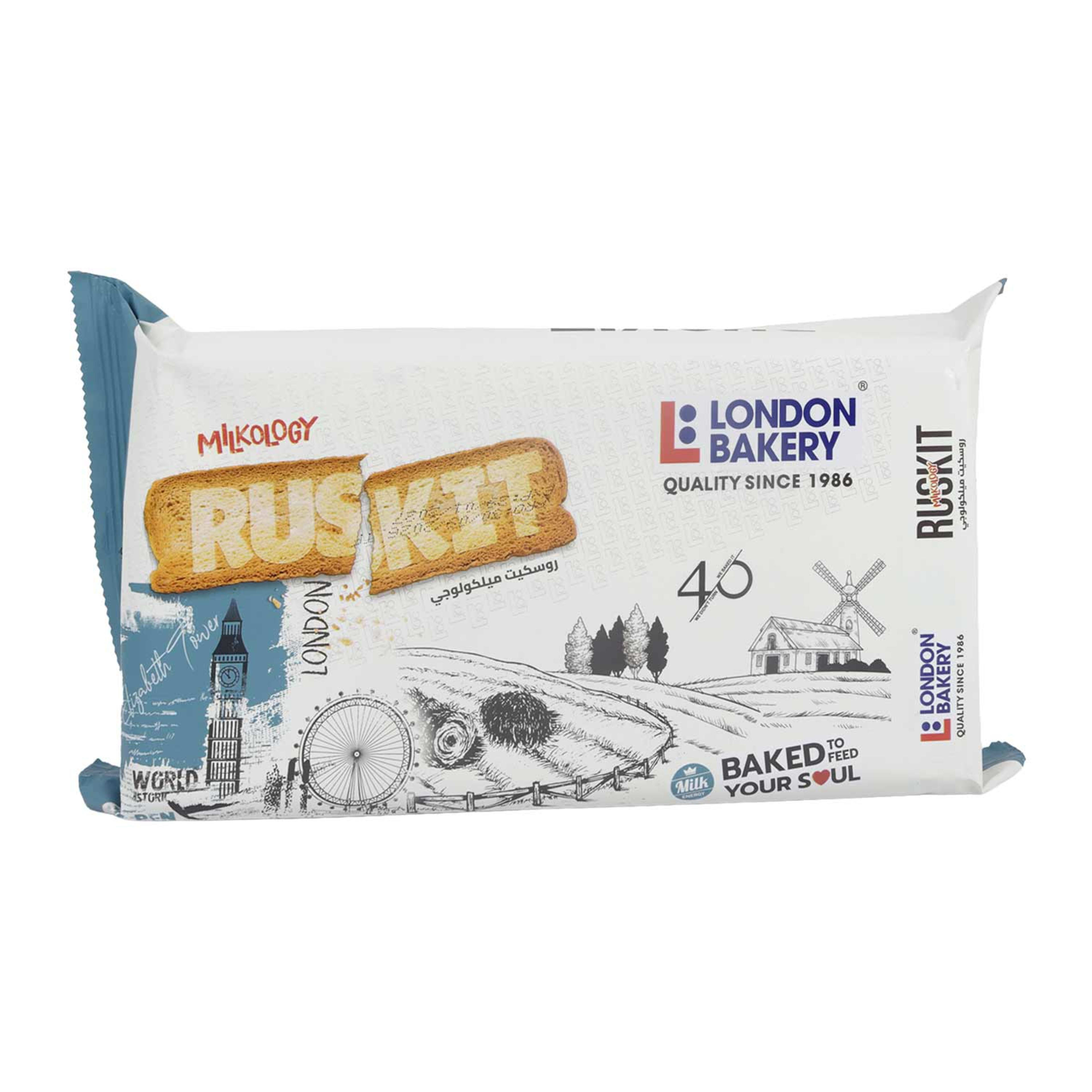 London Bakery Ruskit Milkology 190gm