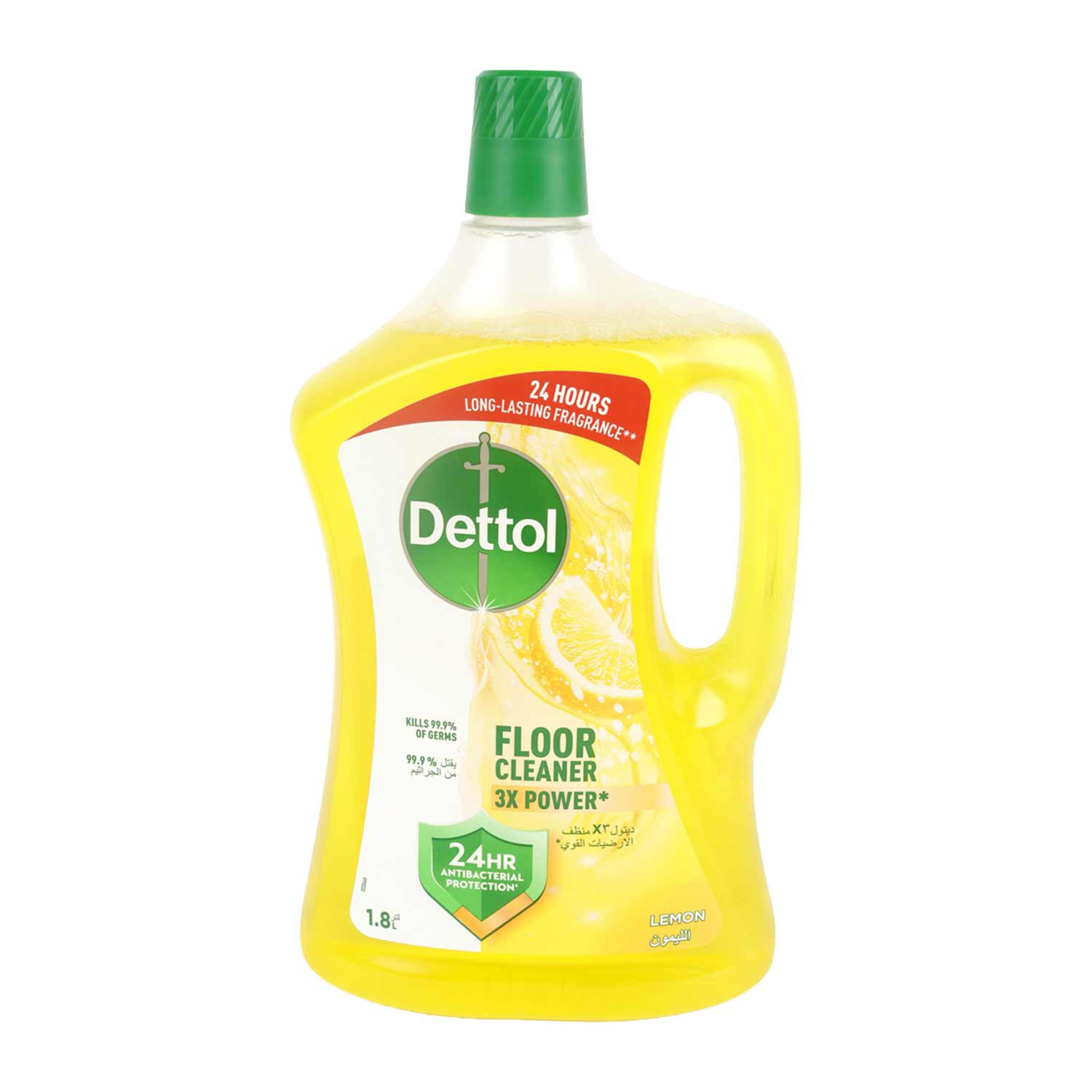 Dettol Antibacterial 3x Power Floor Cleaner Lemon (bh) 1.8ltr