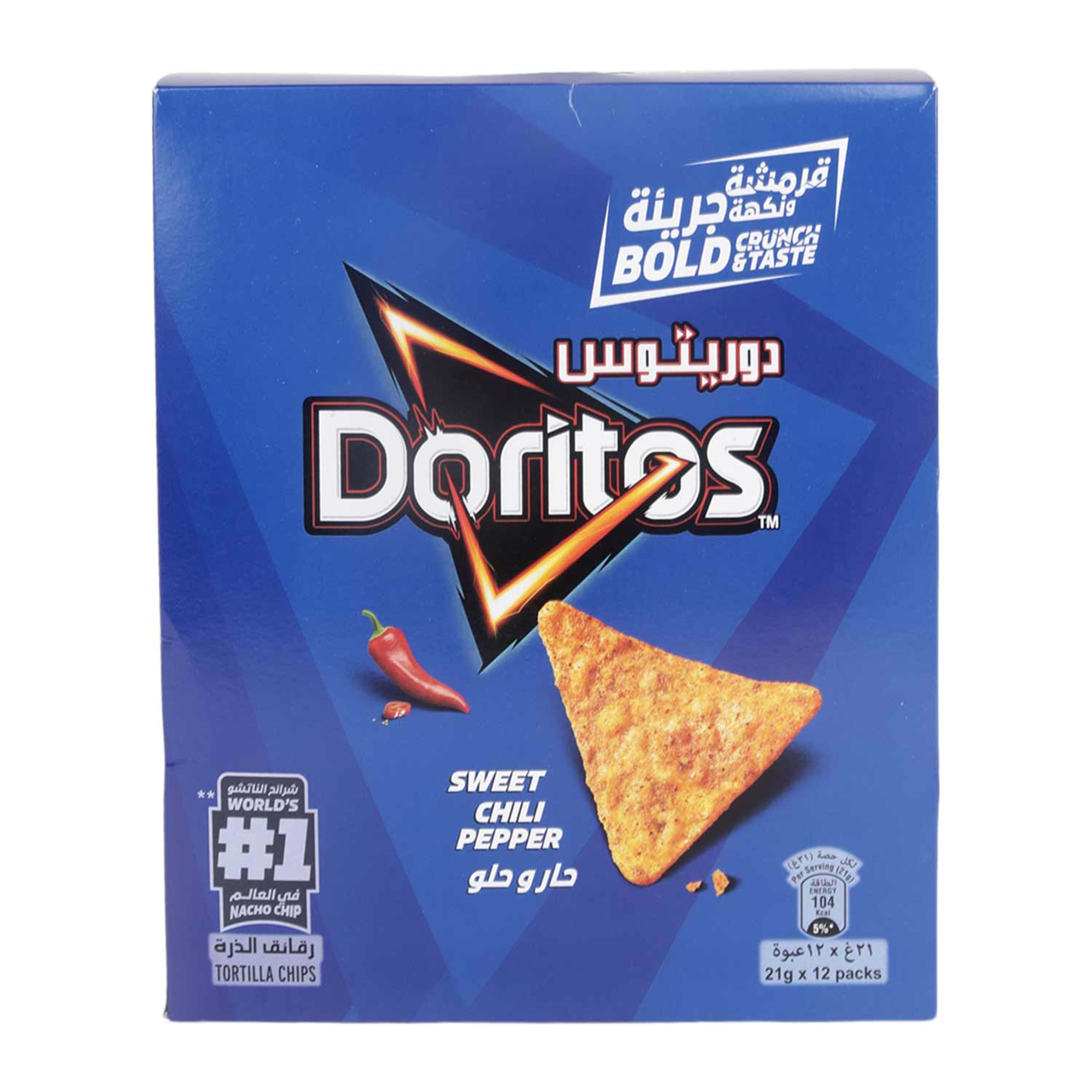 Doritos Sweet Chilli Flavored Tortilla Chips 21gm