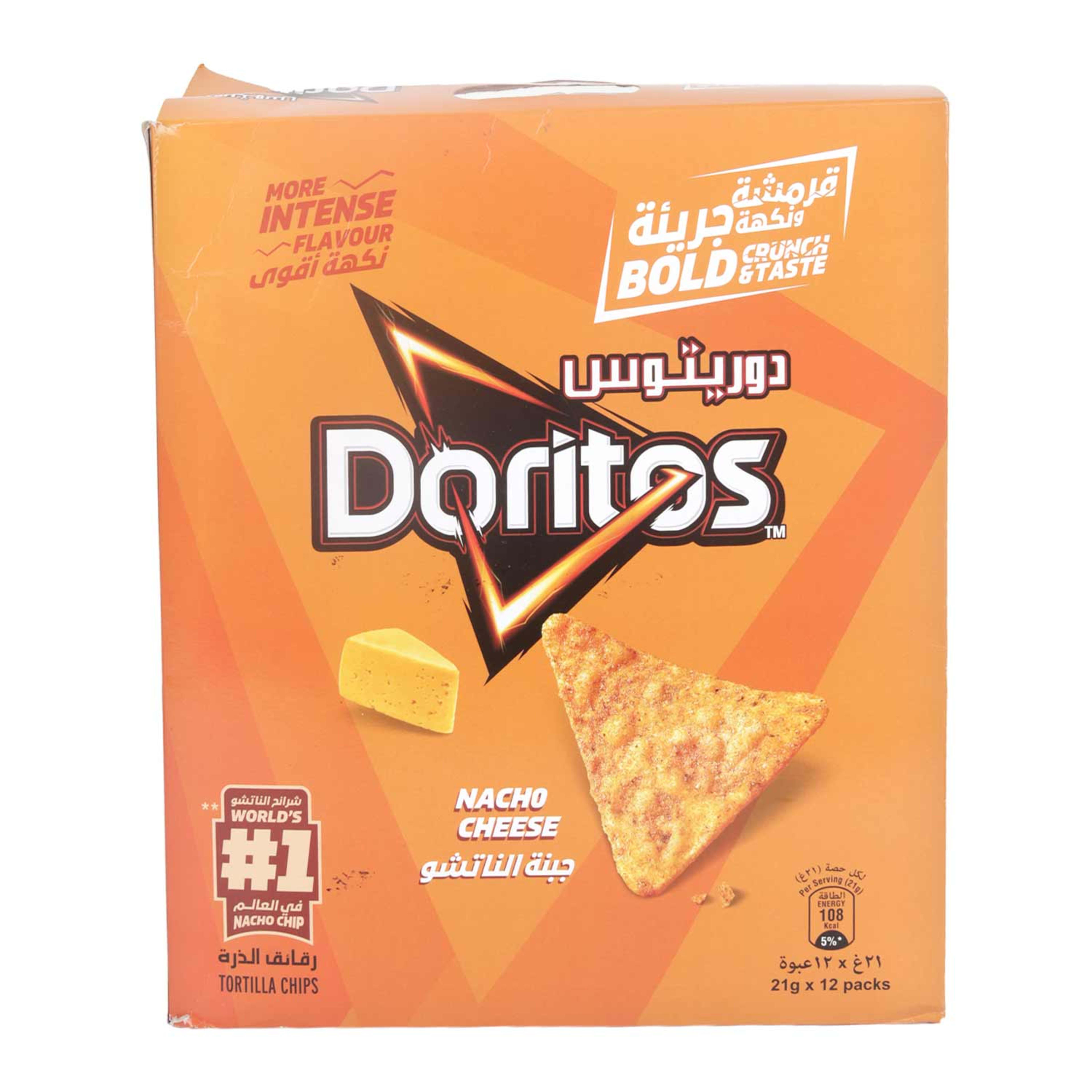 Doritos Nacho Cheese Flavored Tortilla Chips 21gm
