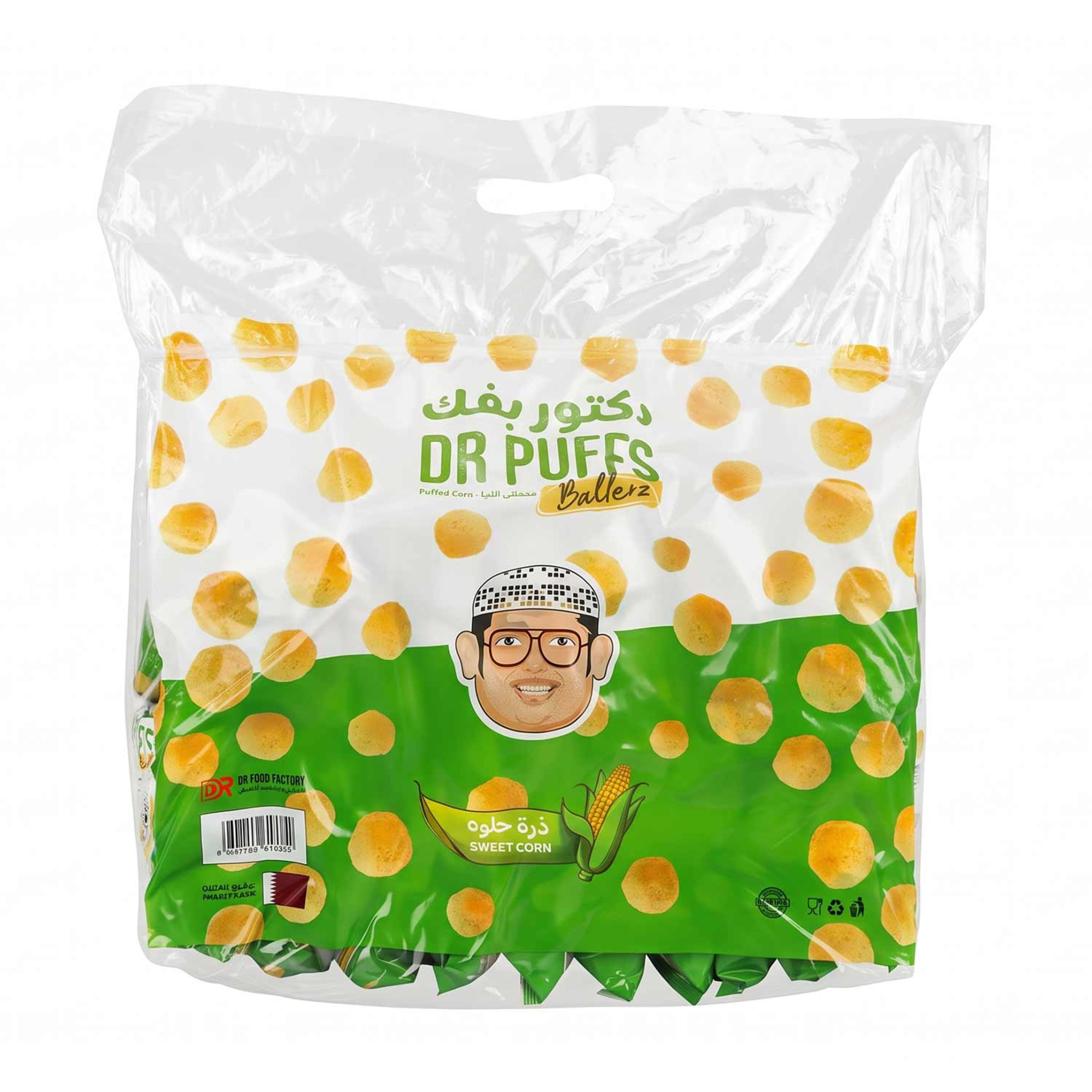 Dr Puffs Ballerz Sweet Corn Flavour 18gm