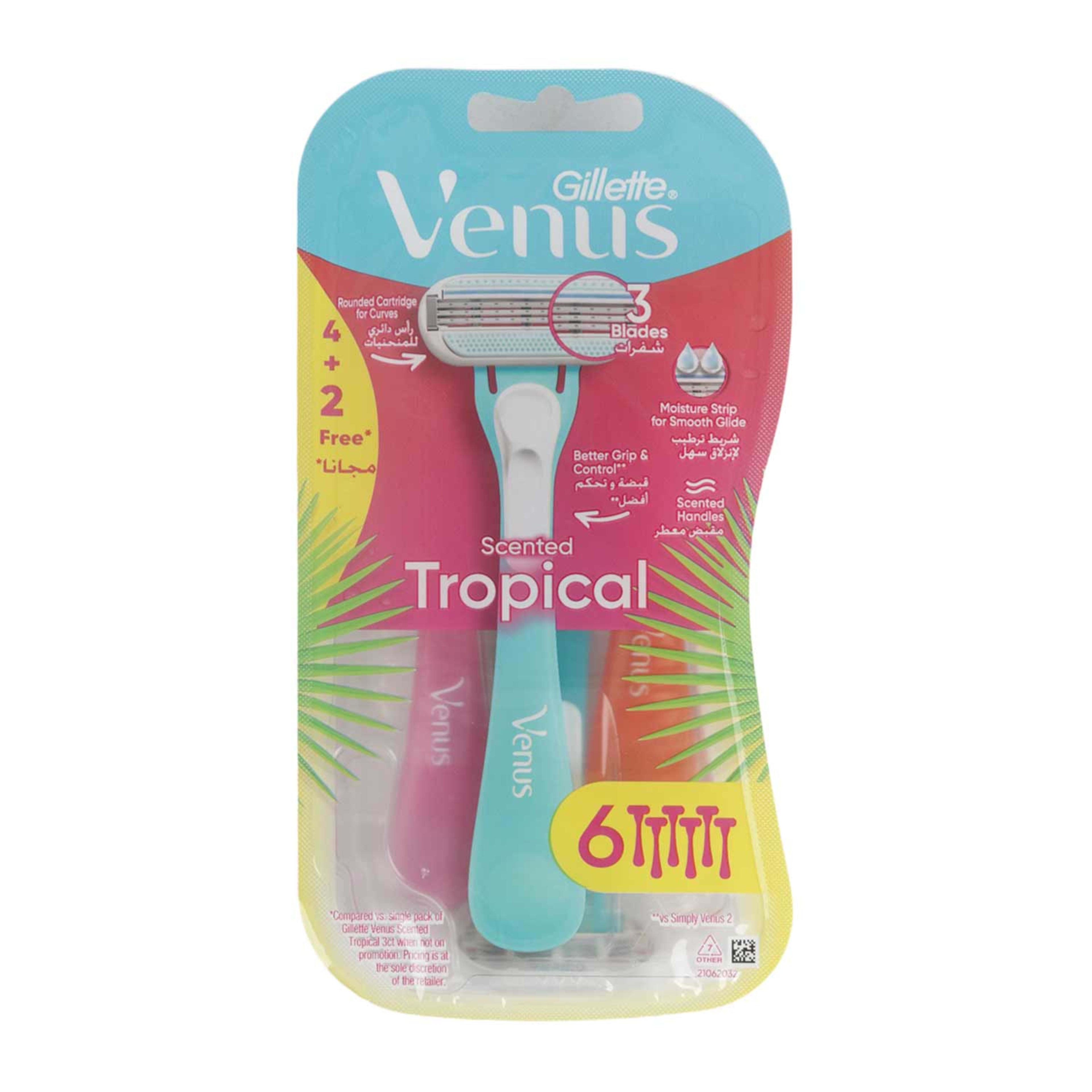 Gillette Venus Tropical Touch of Aloe 4+2pcs
