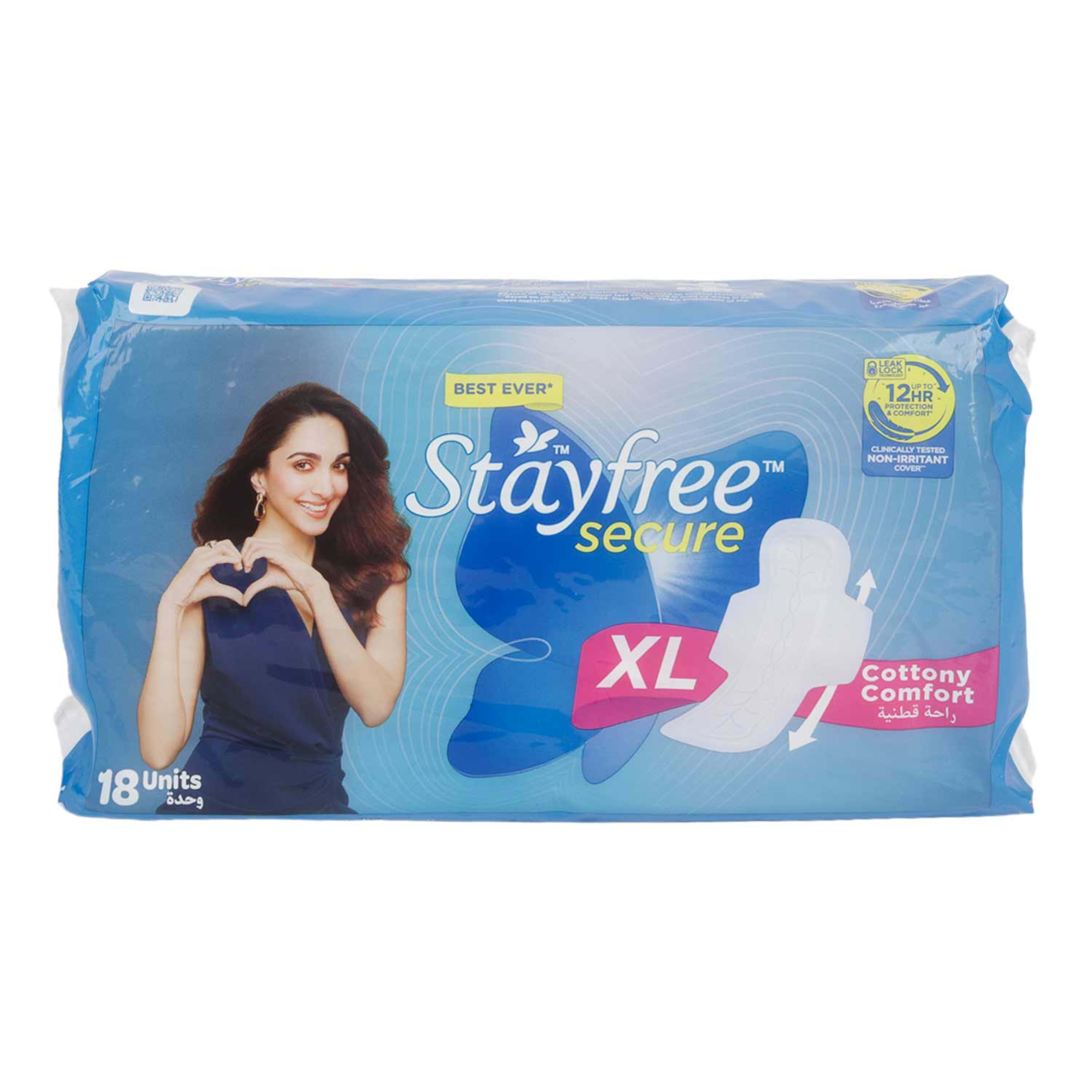 Stayfree Secure Cottony Comfort XL Thick Sanitary Napkins 40pcs