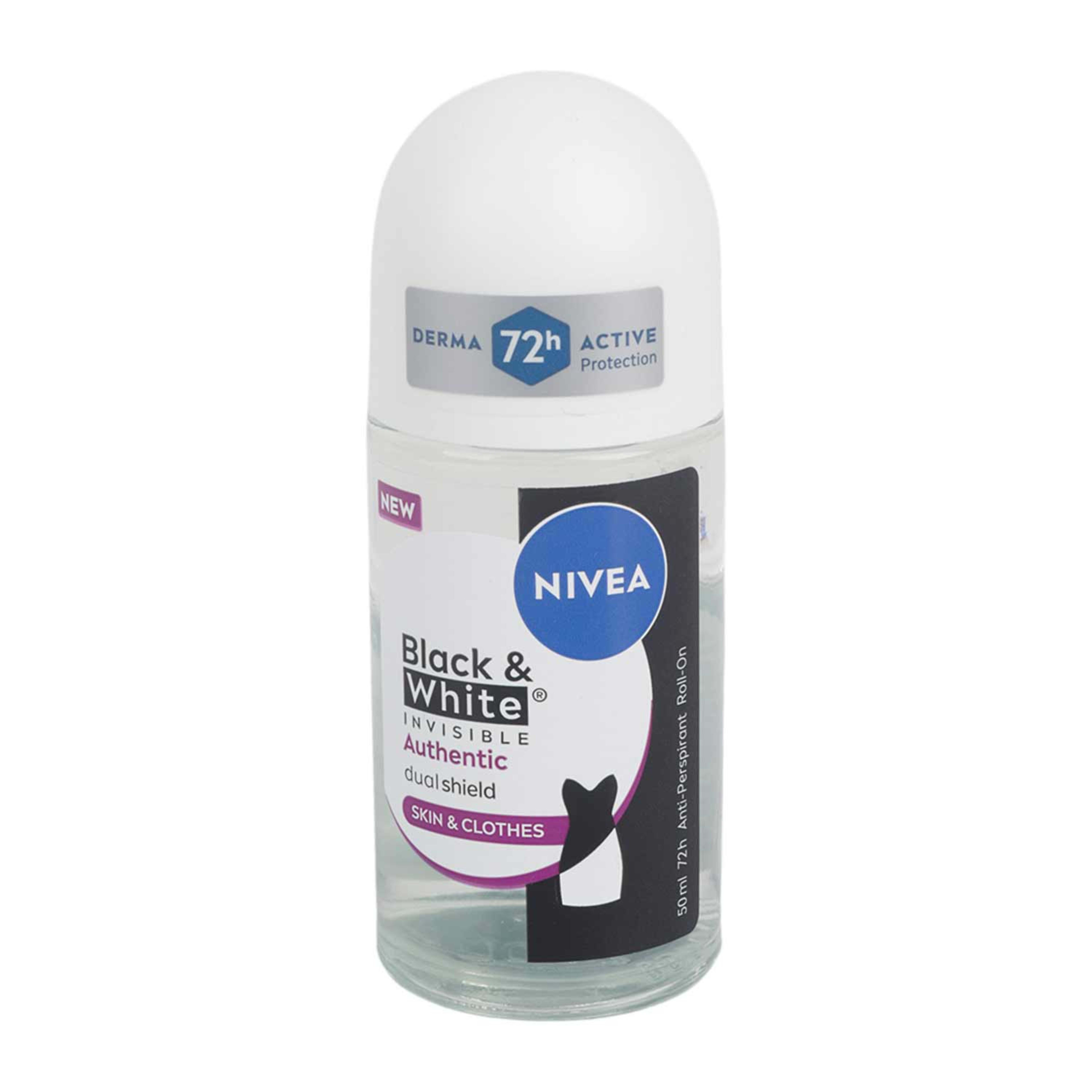 Nivea Invisible Black & White Authentic Anti-perspirant Roll on Female 50ml