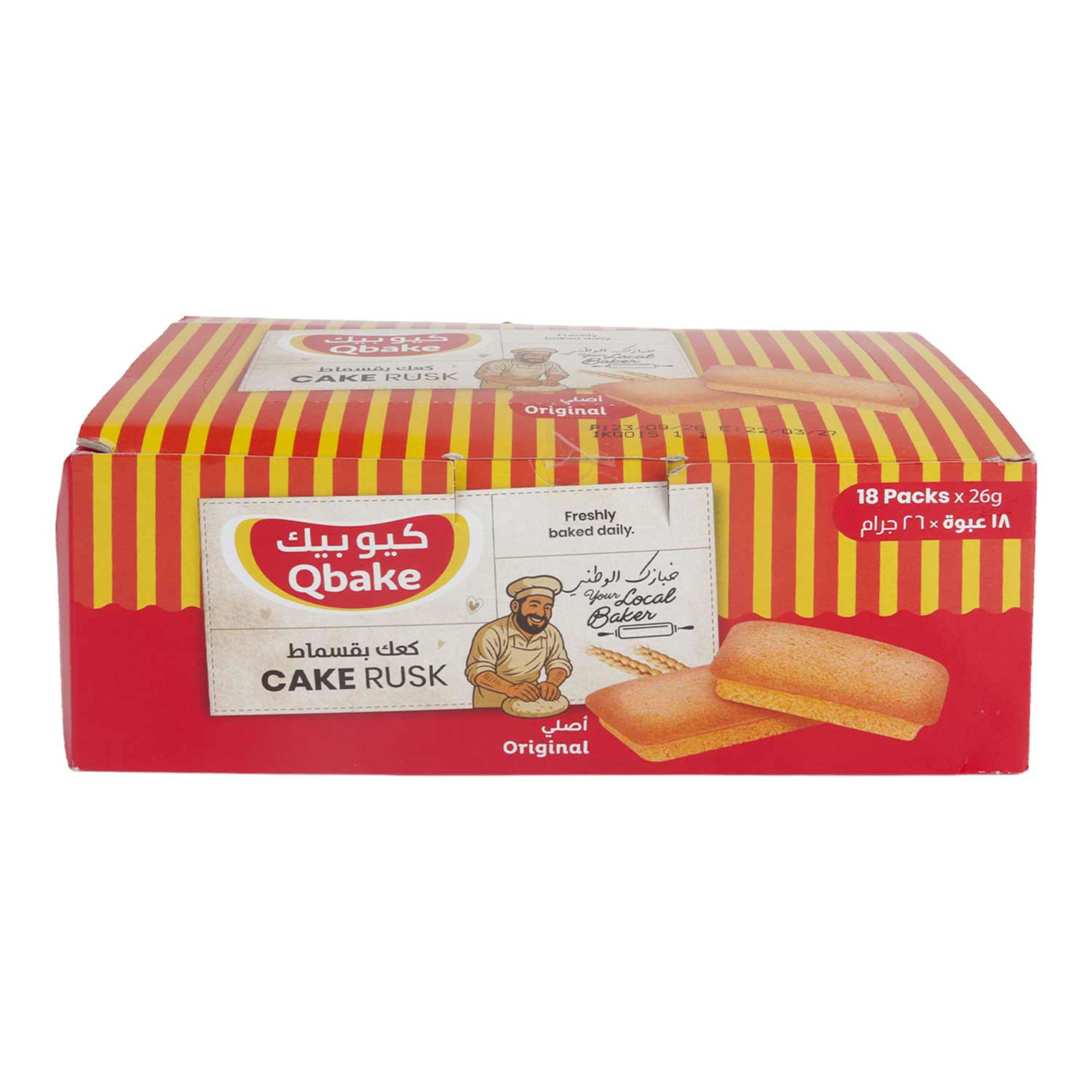 Qbake Cake Rusk 26gm