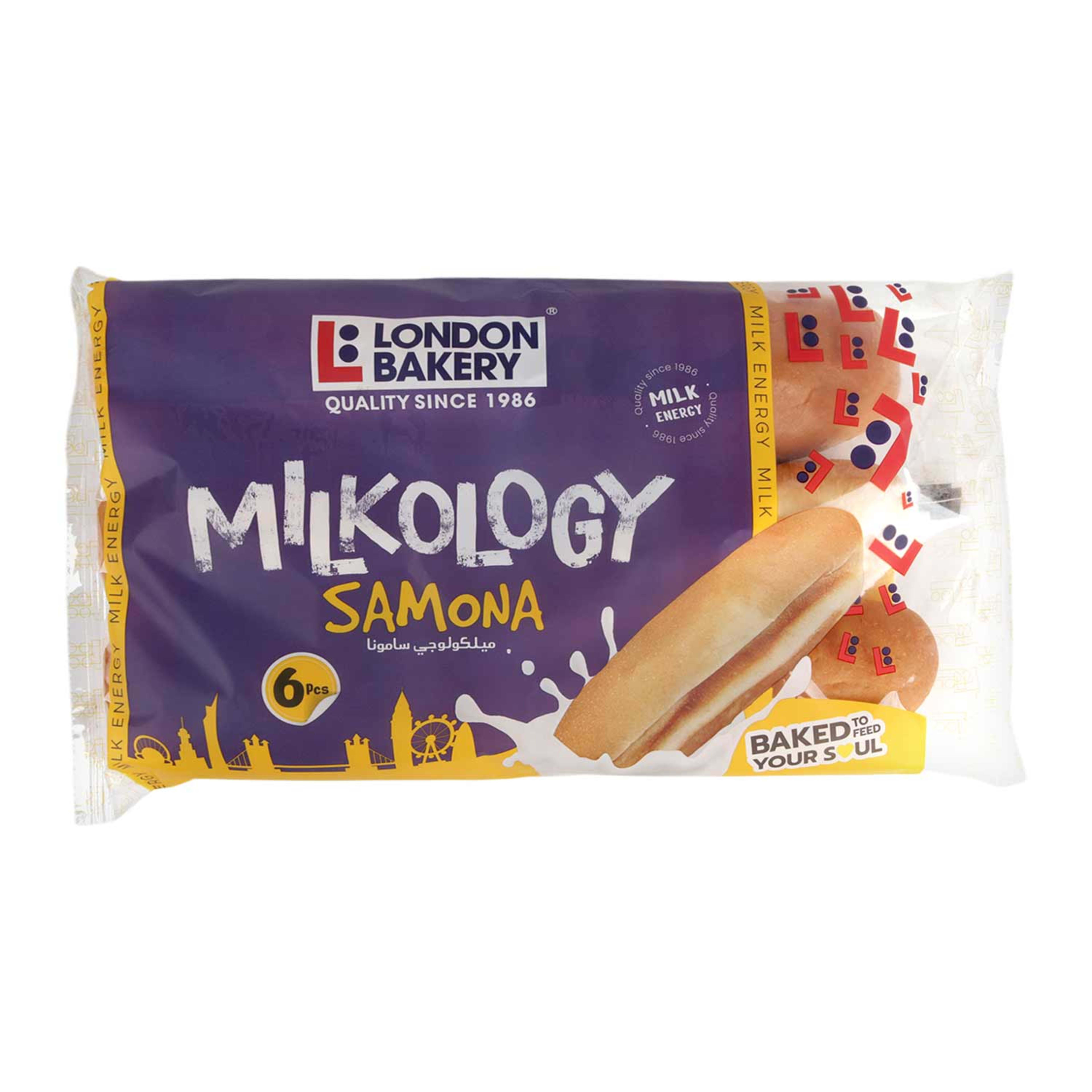 London Bakery Milkology Samona 6pcs 380gm