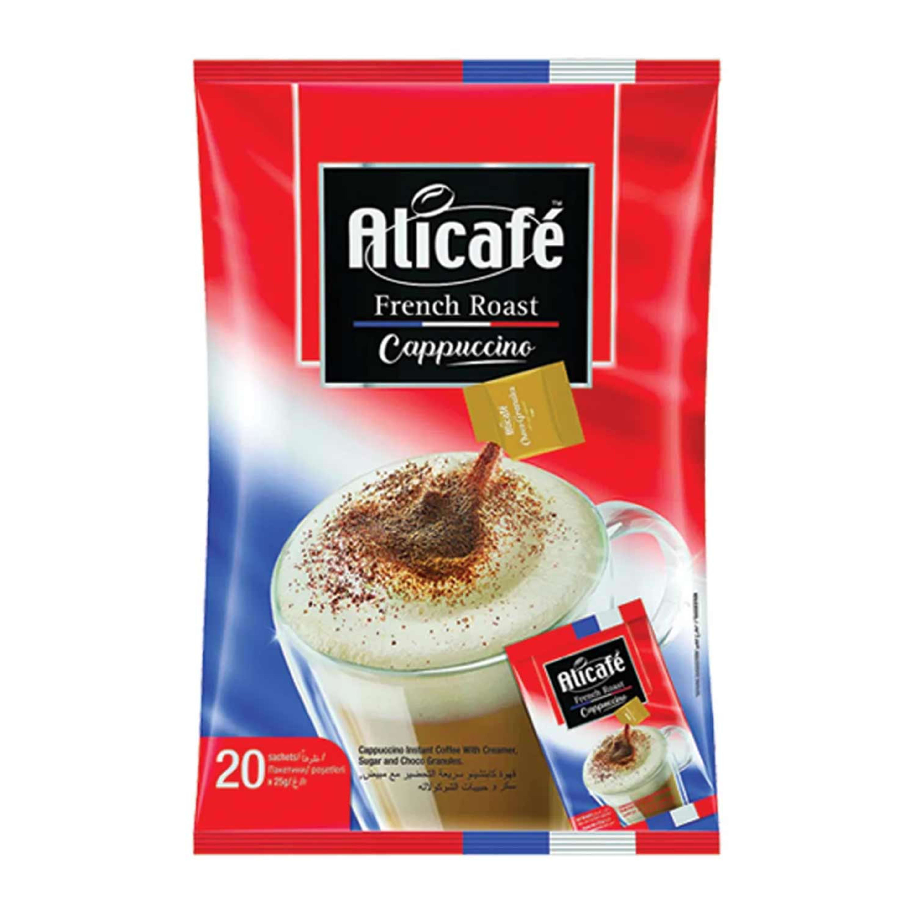 Alicafe French Roast Cappuccino 20 X 25gm