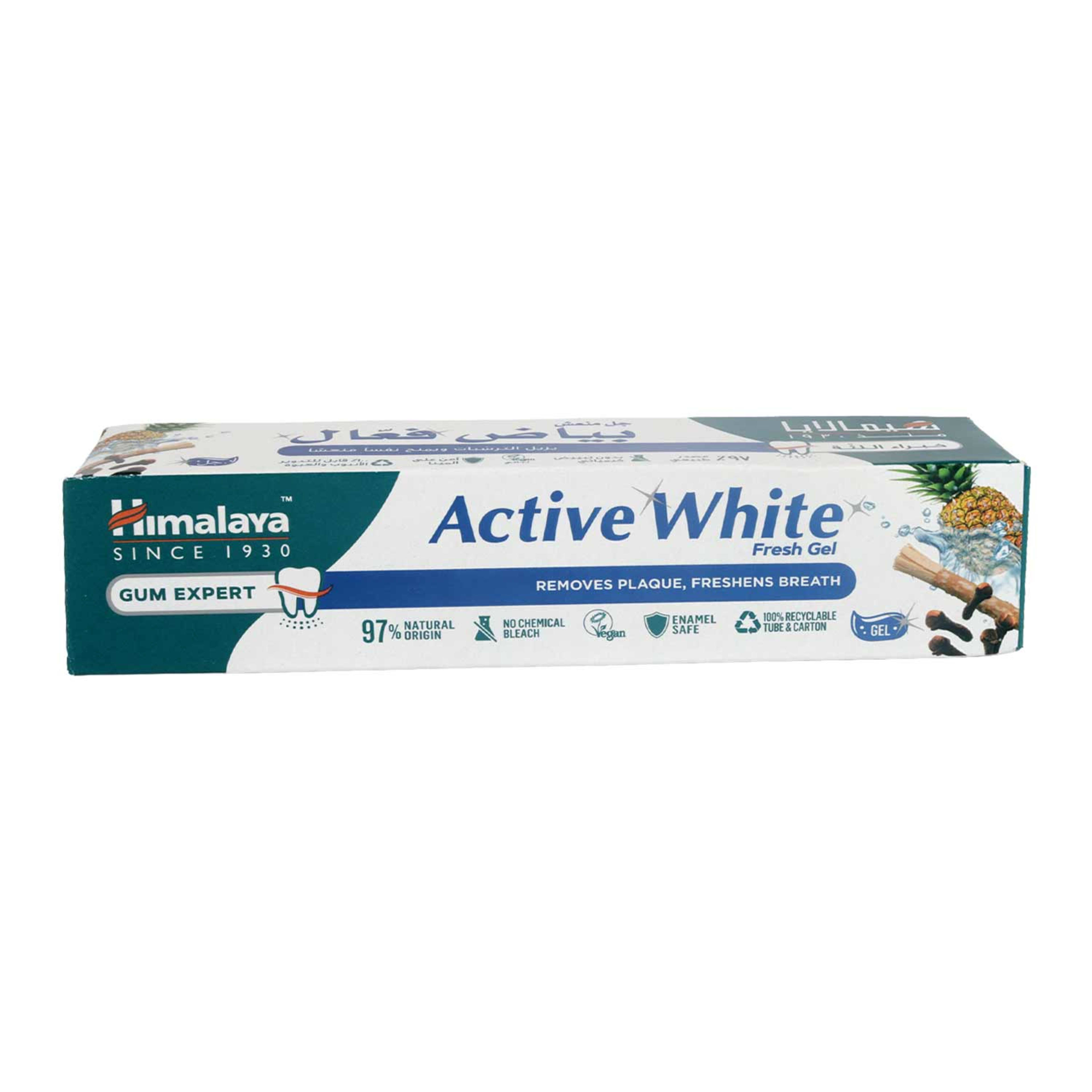 Himalaya Active White Fresh Gel Toothpaste 100ml