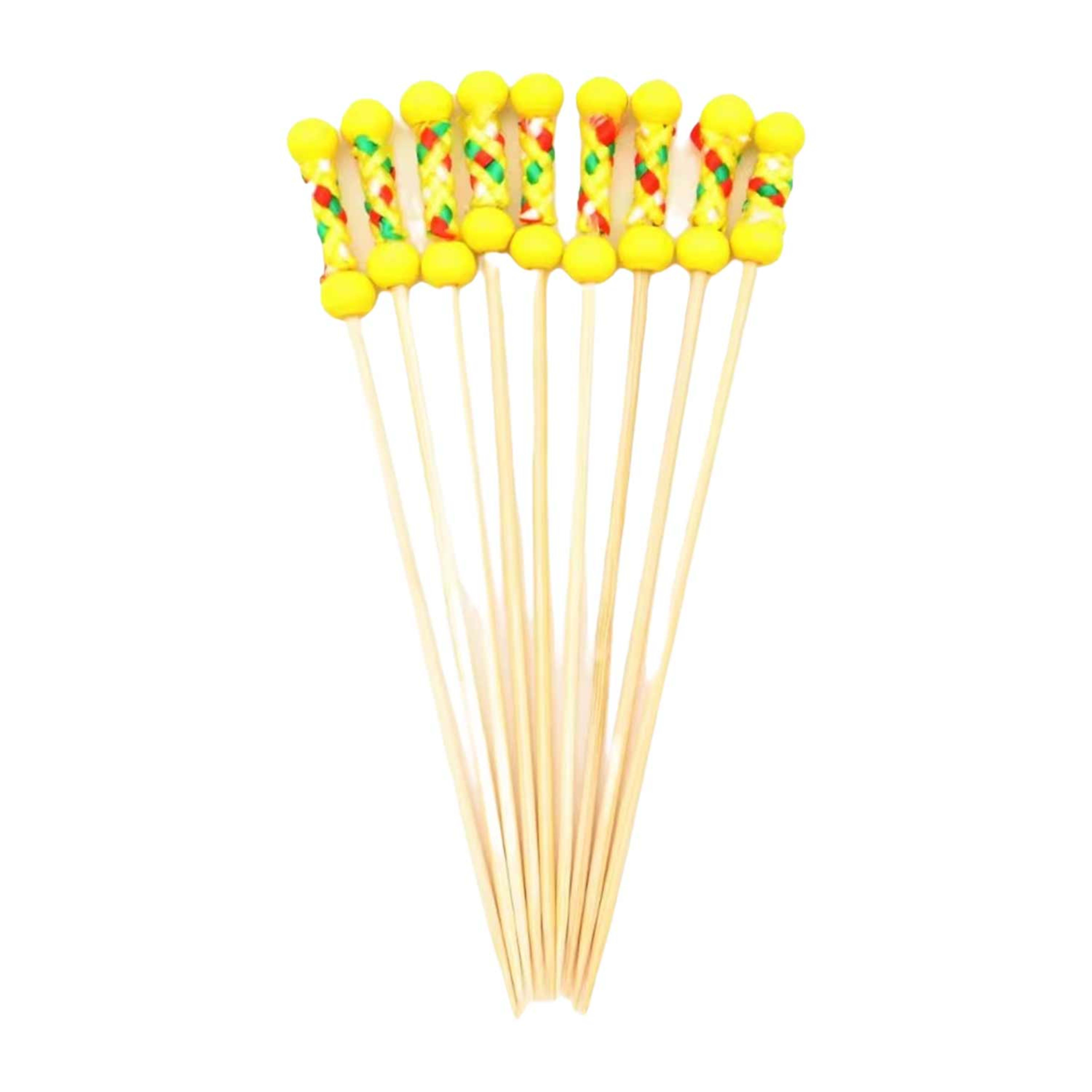 Schon Haus Bamboo Ball End Skewer 9cm-100/pk Gg-5009y