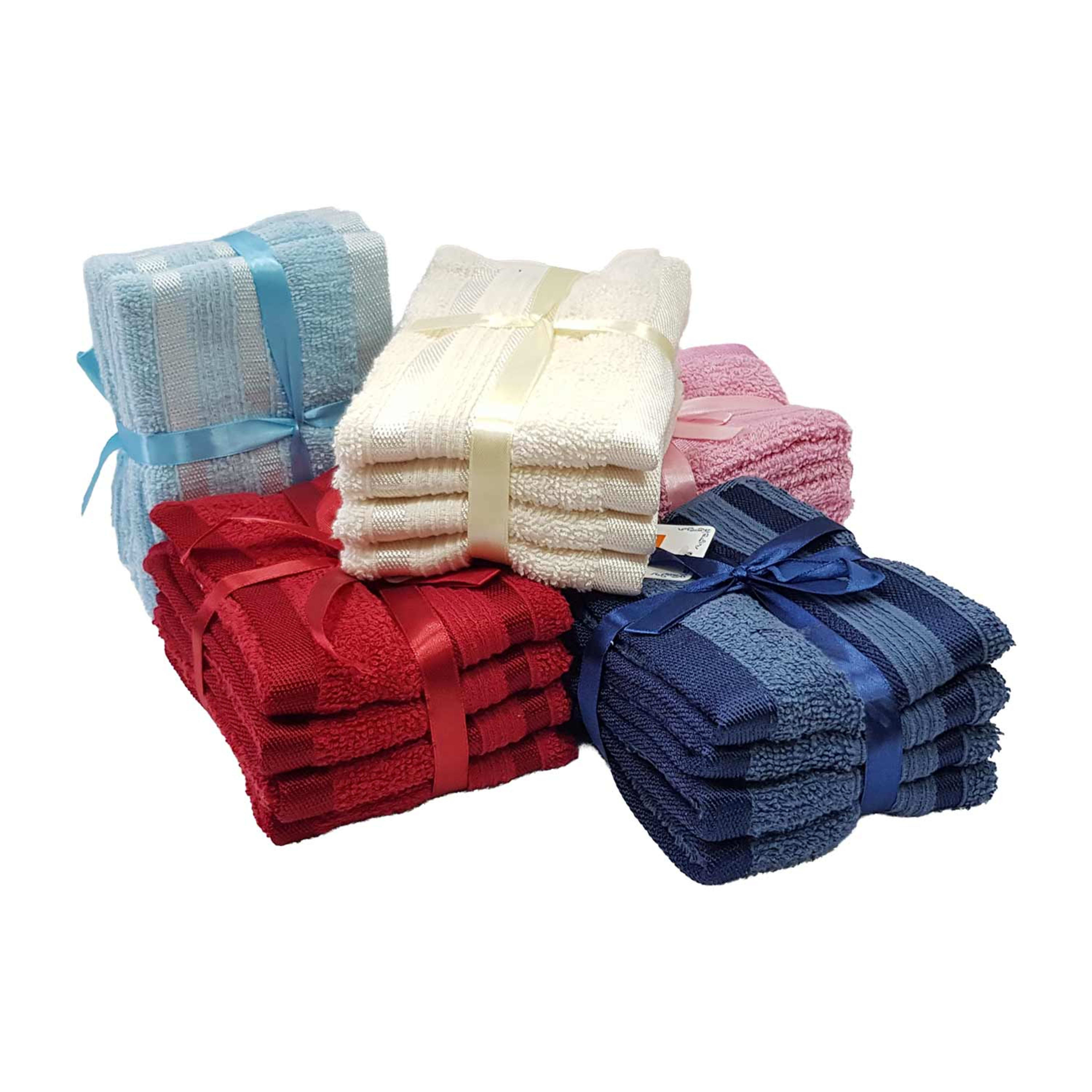 Kassino Breeze Face Towel 30x30cm 4pcs #ho02952