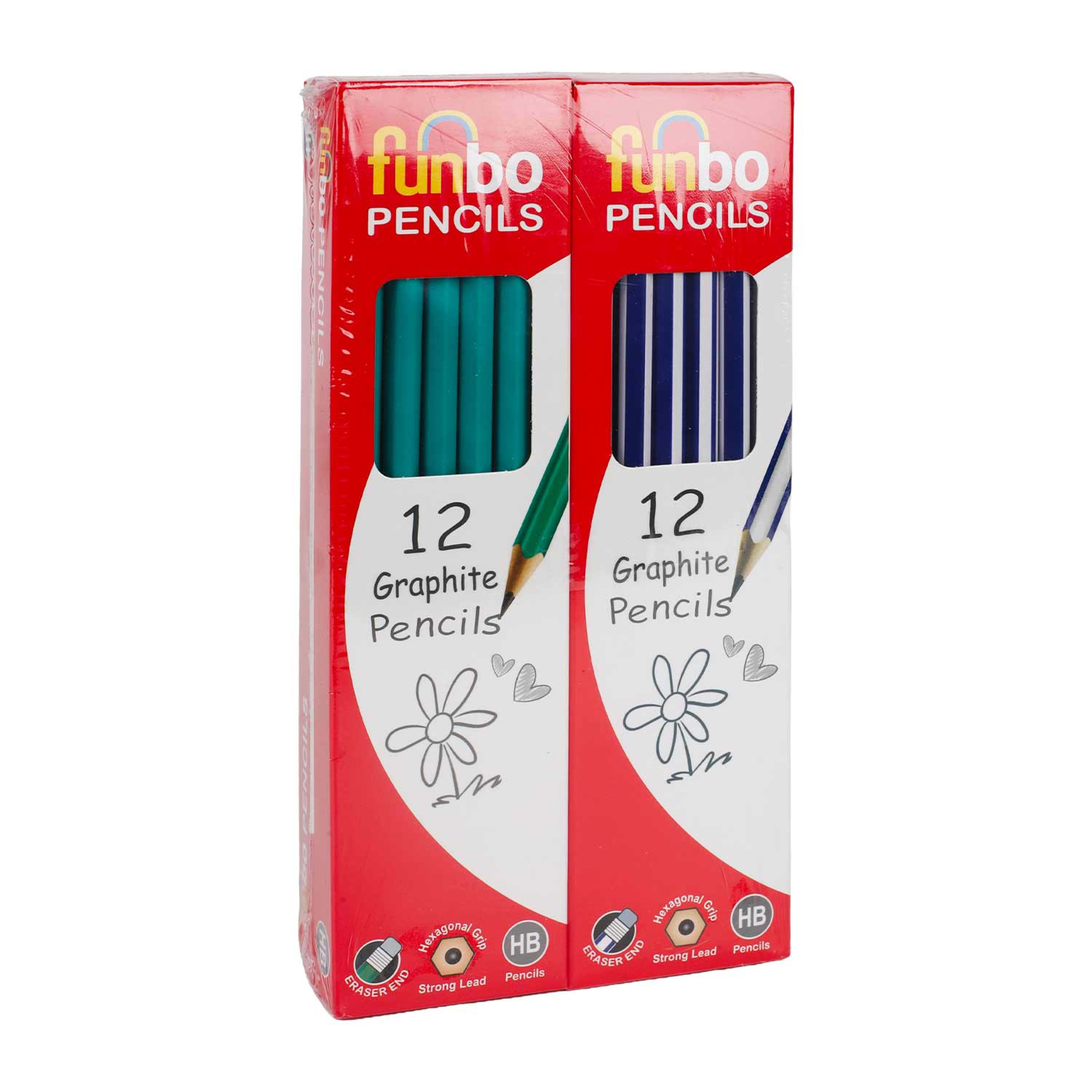 Funbo Graphite Pencil 4box Set Fop-pack-076