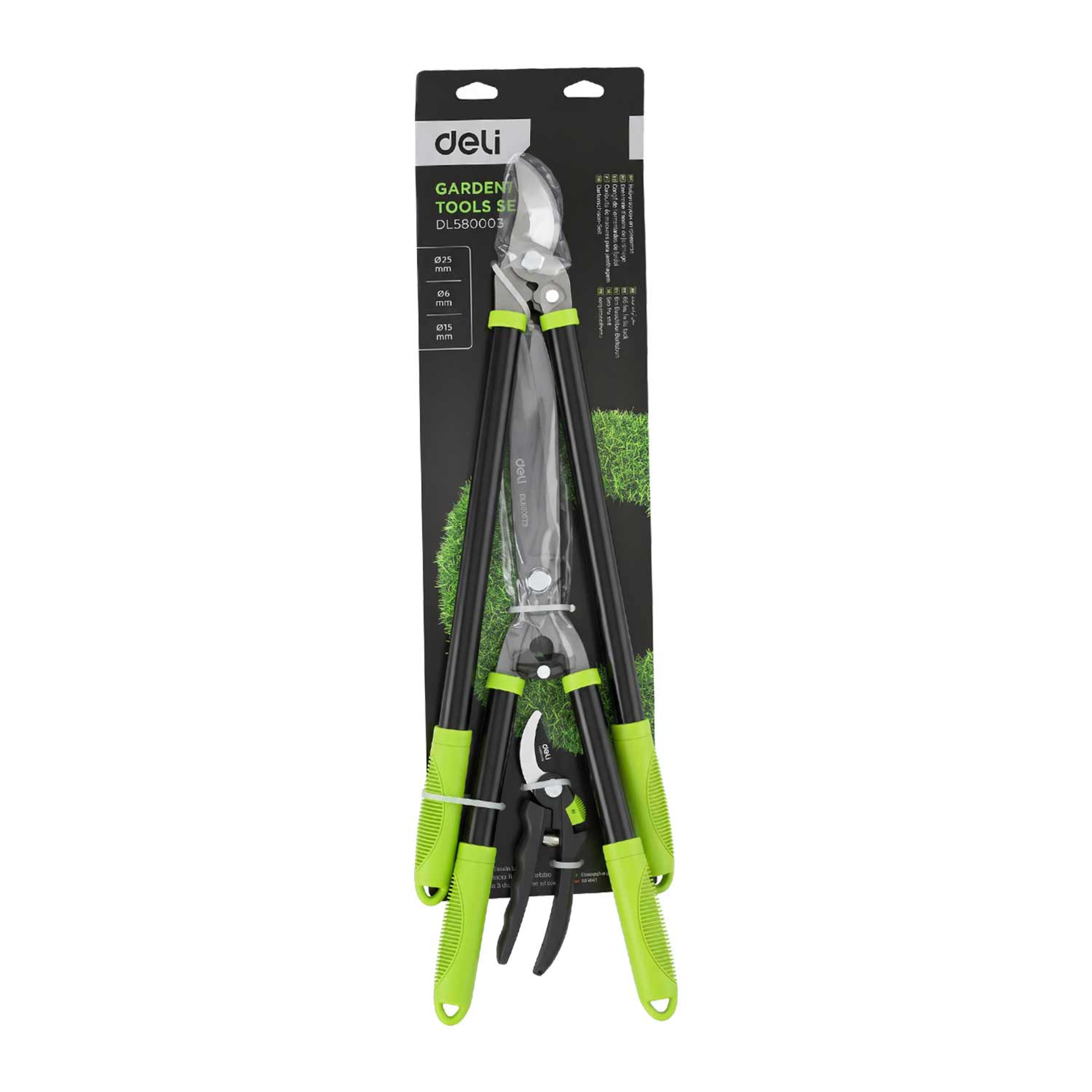 Deli Gardening Shears 3pcs Set De-edl580003