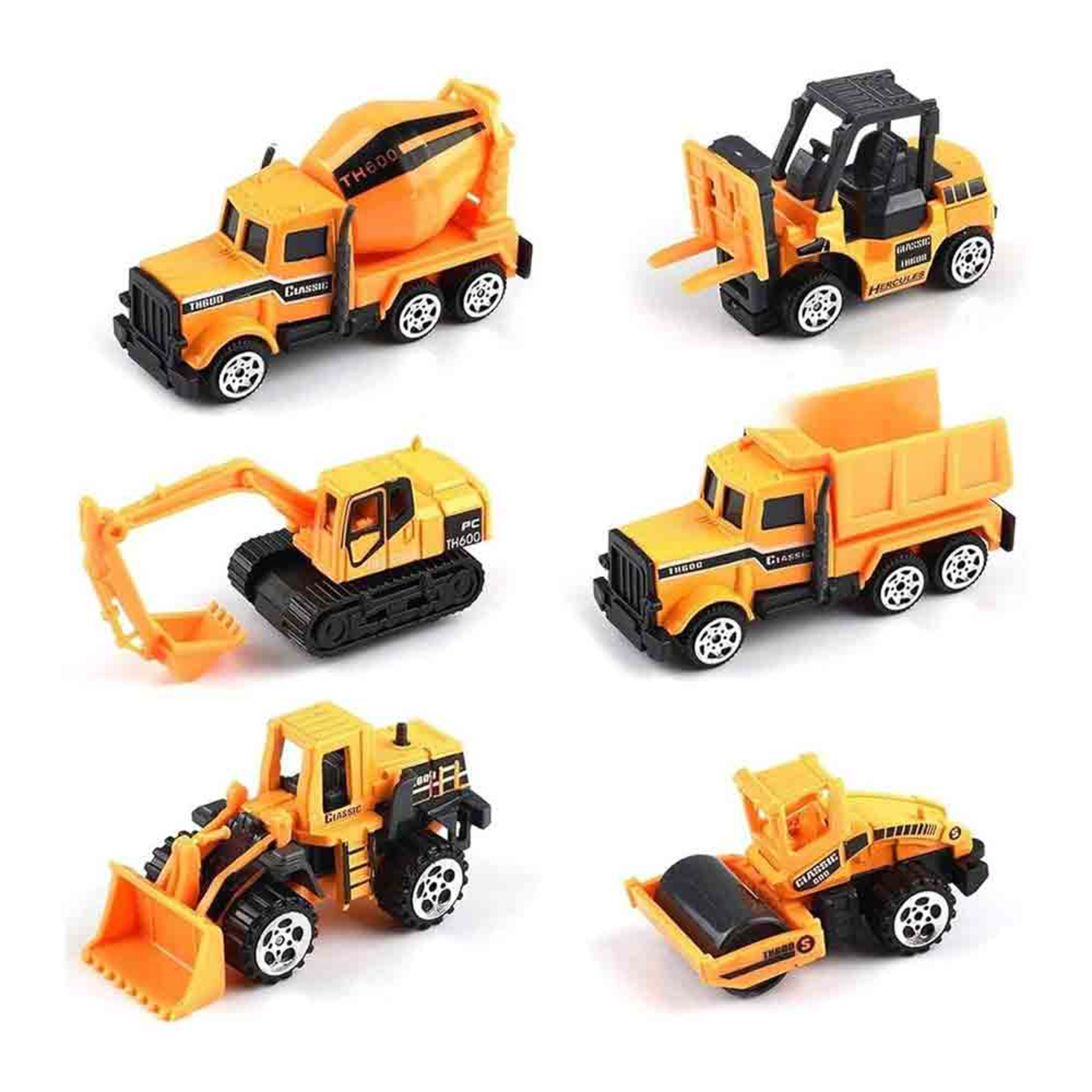 Fitaac Diecast Construction Series Car 6pcs Qy-200