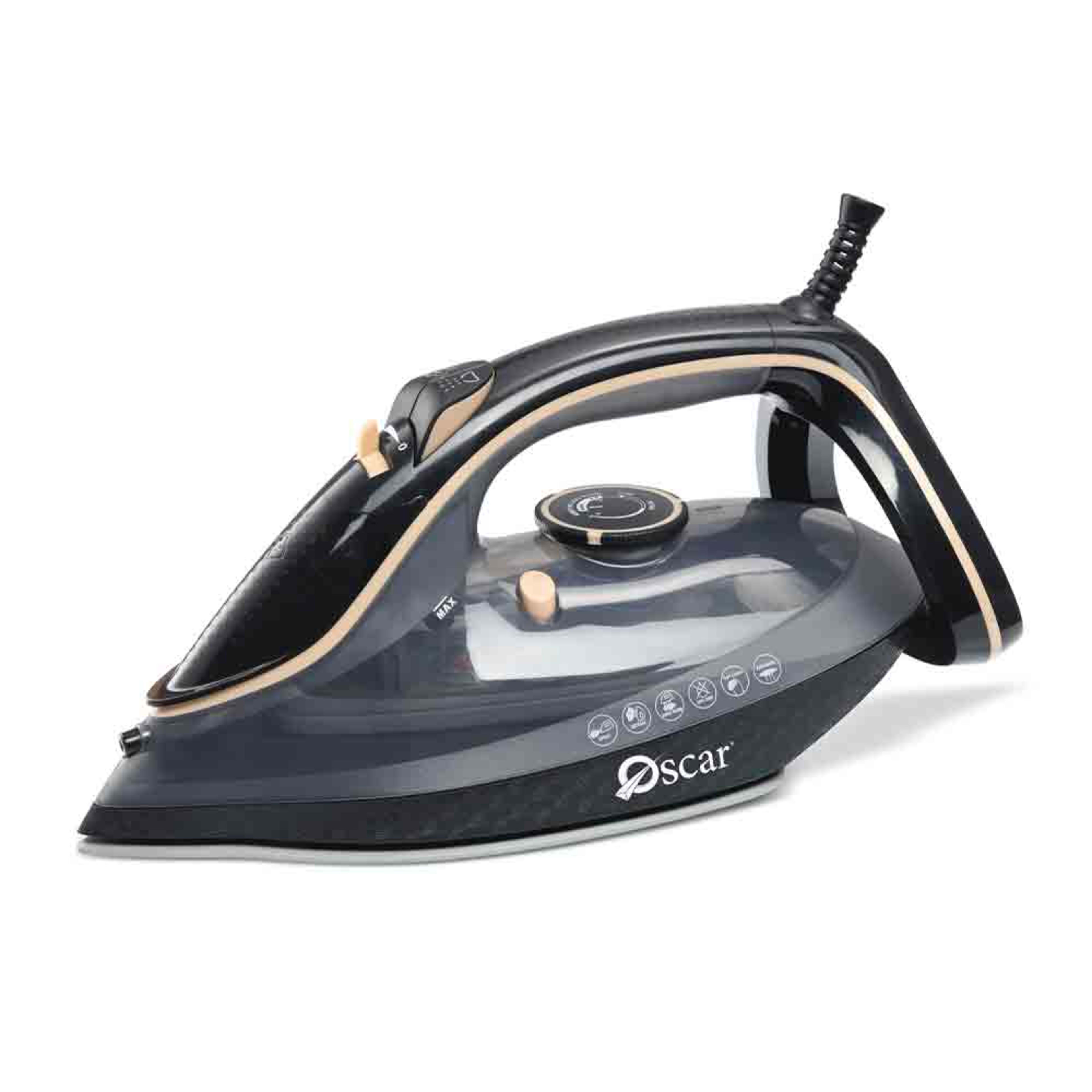 Oscar Ceramic Soleplate Steam Iron 2400w Osi801