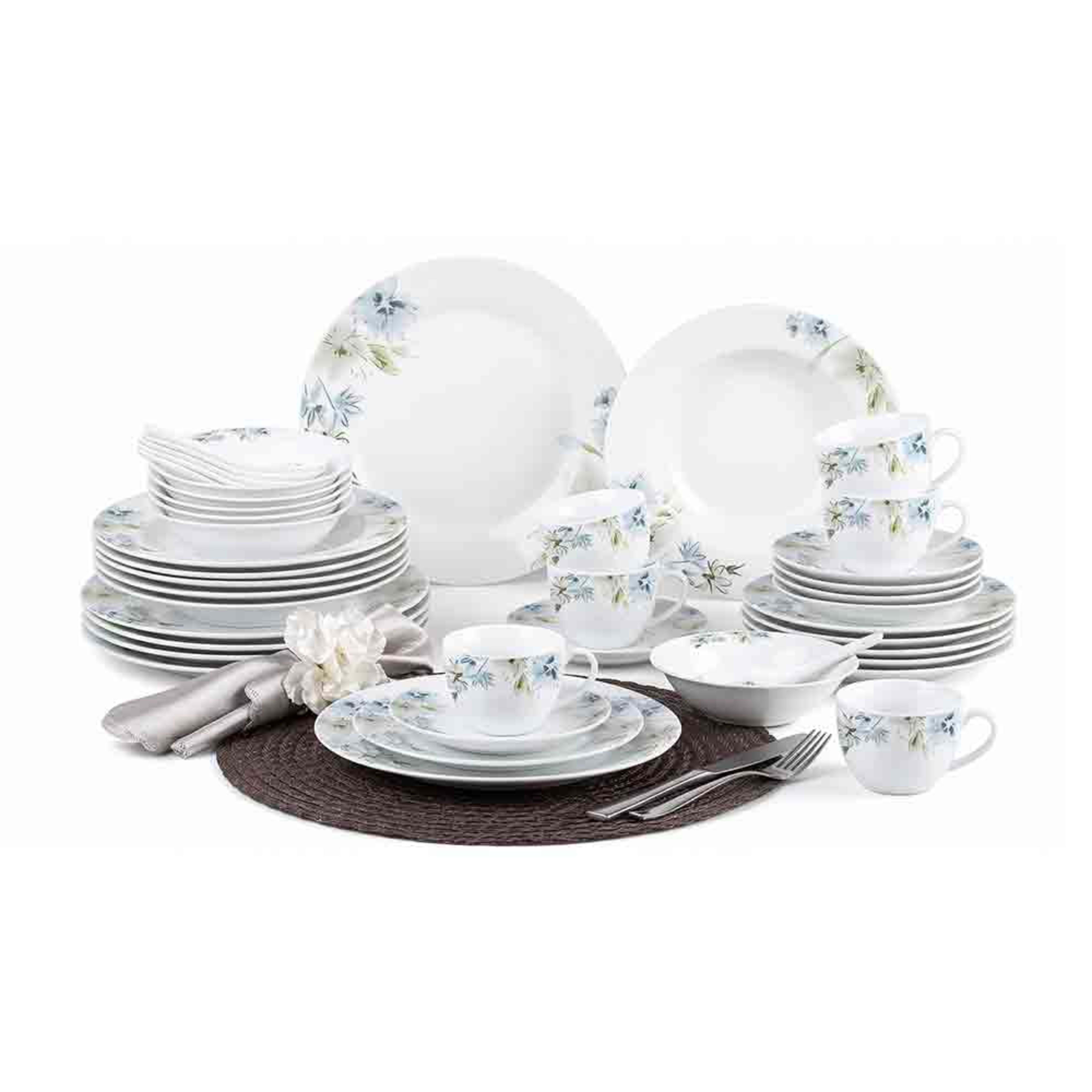 Royal Blue Dinner Set 42pcs Ryb103hhl01091