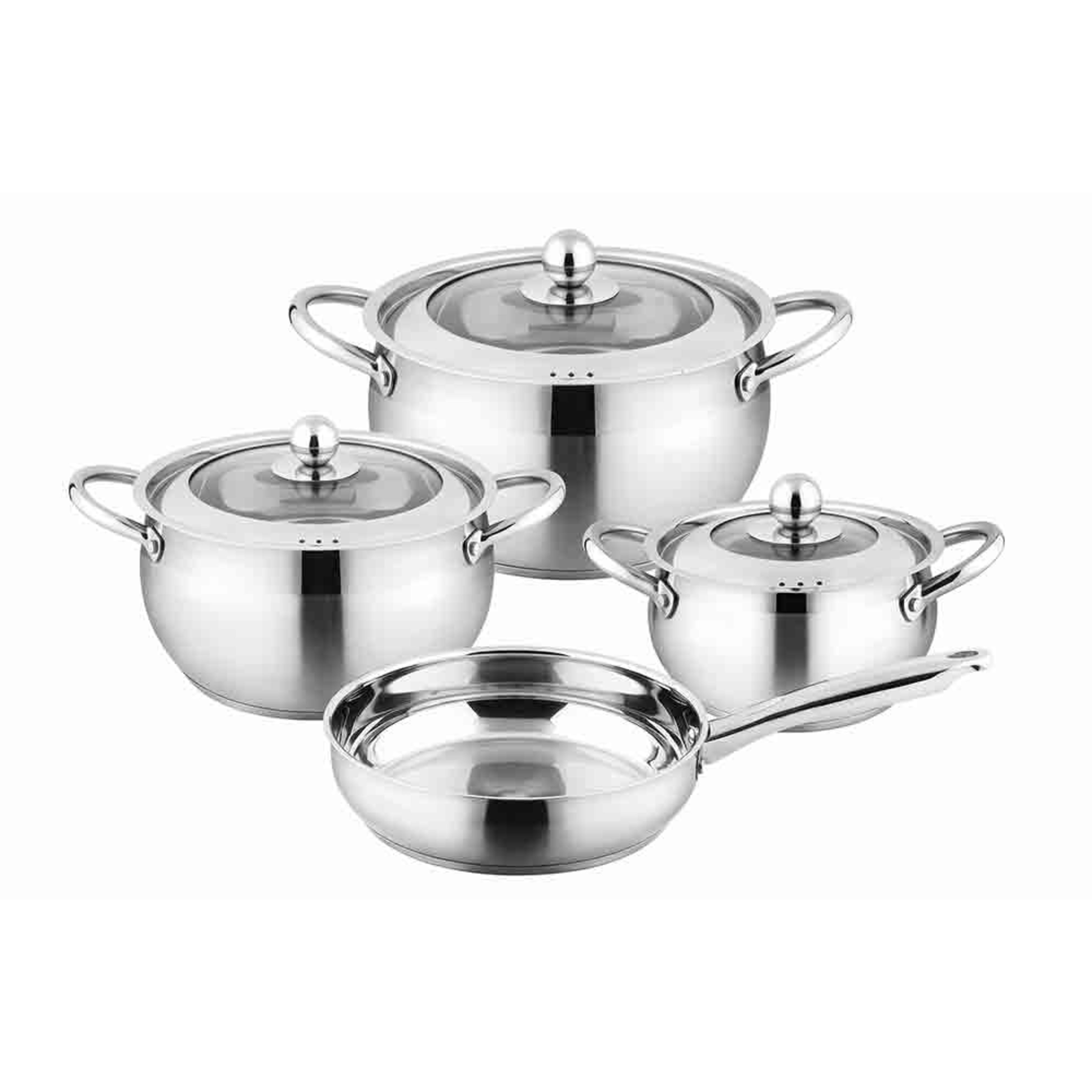 Carl Schmidt Sohn Stainless Steel Cookware 7pcs Set Cs-105747