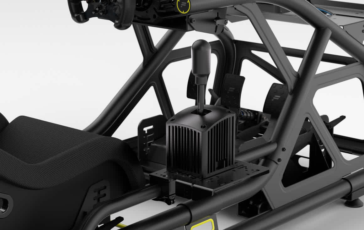 Fanatec GT Cockpit Shifter Mount - Left (Black) – Precizní řazení s jistotou.