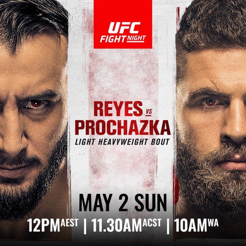 UFC Fight Night: Reyes vs. Procházka Full Fight Card – Schedule, results, betting odds & how to stream online