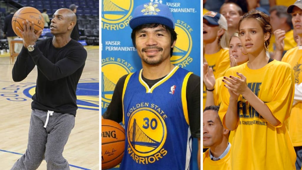 Most famous Golden State Warriors celebrity fans