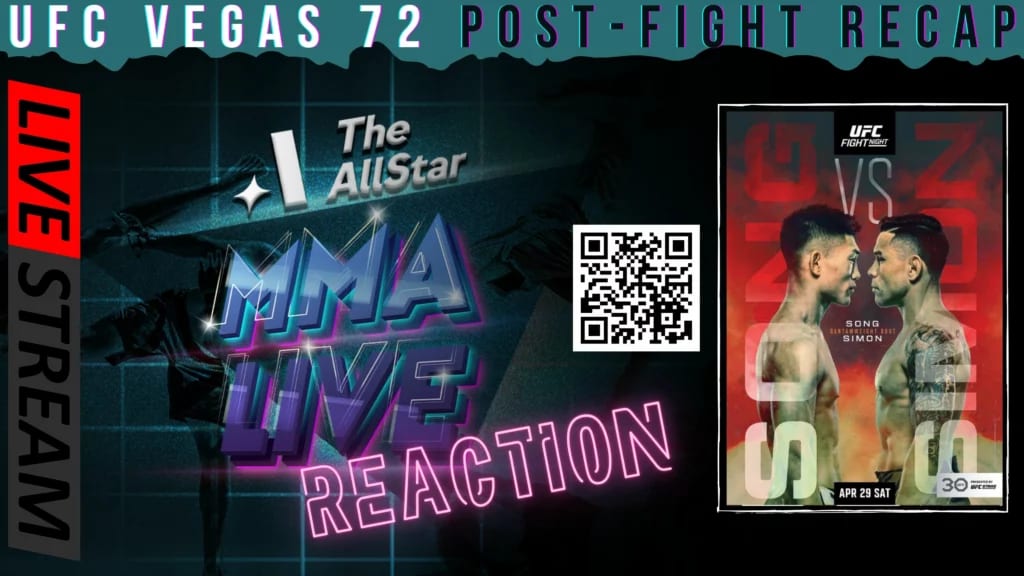 The AllStar MMA Live Show: UFC Vegas 72