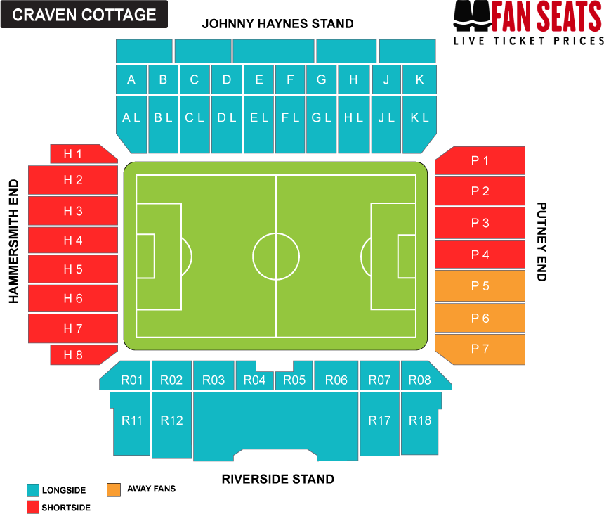 Craven Cottage Stadium Seating Maps And Tickets FanSeats
