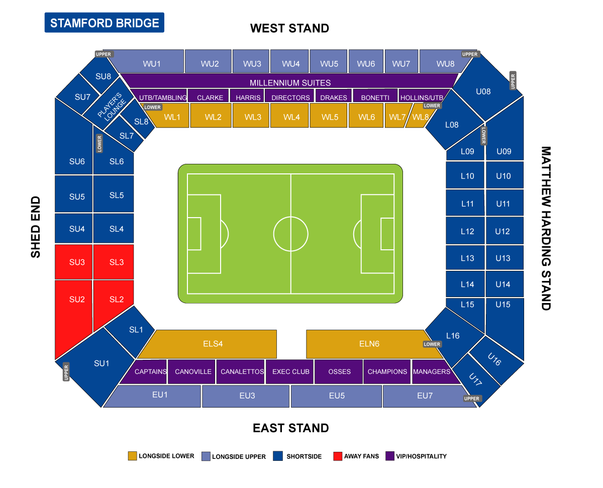 Stamford Bridge Stadium Seating Maps And Tickets FanSeats