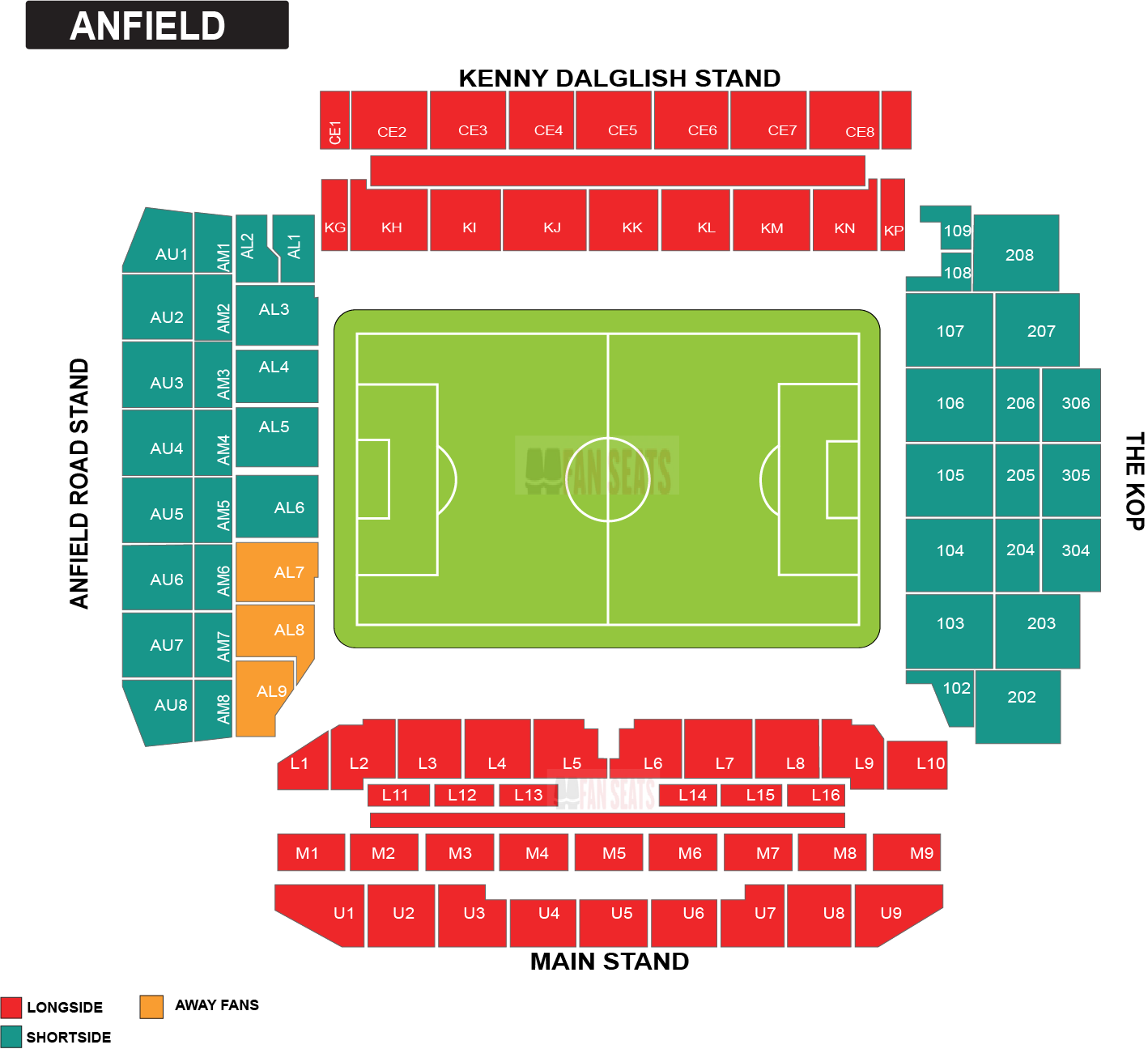 Anfield Stadium Seating Maps And Tickets FanSeats Anfield Stadium Seating Maps And Tickets FanSeats