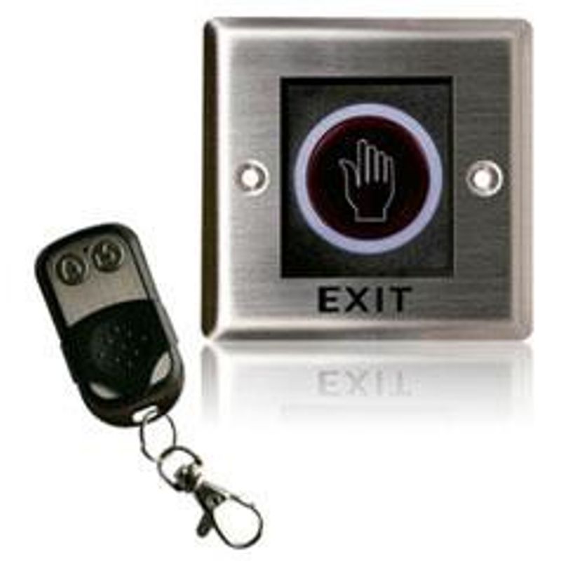ZKTeco TLEB101R No-Touch Exit Button with Wireless Remote