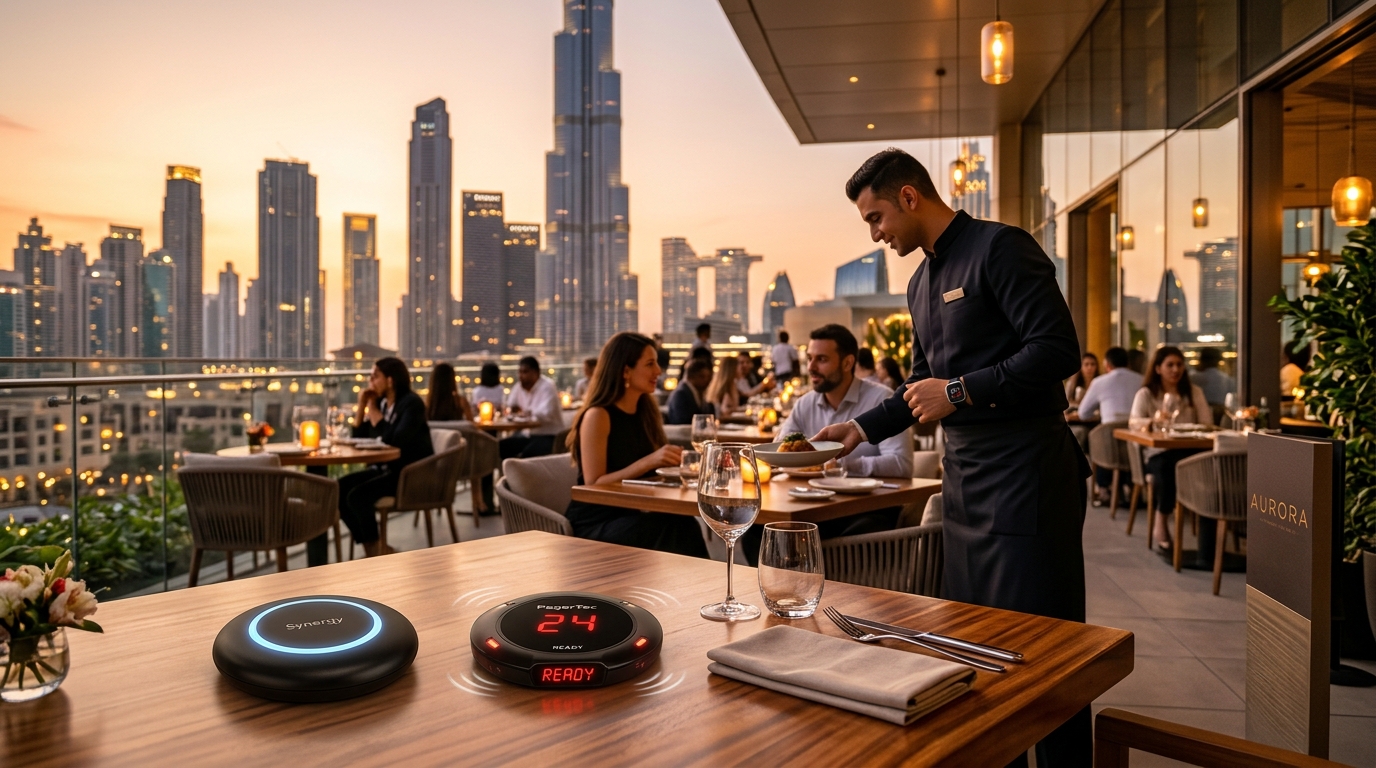 Wireless Waiter Calling & Guest Pager Systems for UAE Restaurants, Cafes & Clinics: 2026 ROI & Hardware Guide