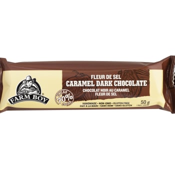 Farm Boy™ Fleur De Sel Caramel Dark Chocolate Bar (50 g)