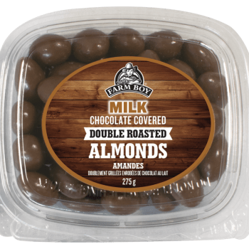 Farm Boy™ Milk Chocolate Double Roasted Almonds (275 g)