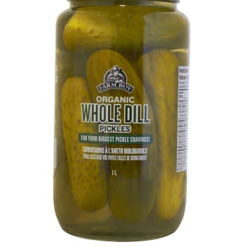 Farm Boy™ Organic Whole Dill Pickles (1 L)
