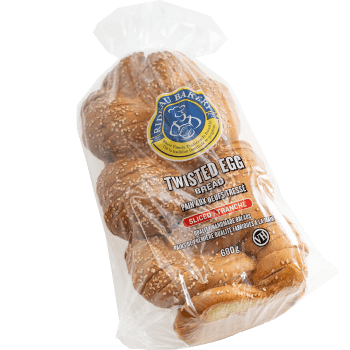 Rideau Bakery Sliced Twisted Egg Bread (680 g)