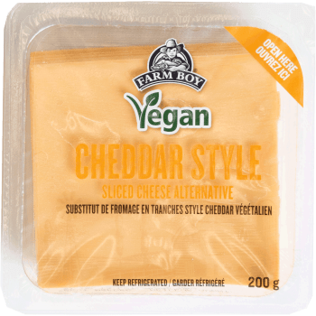 Farm Boy™ Vegan Cheddar-Style Sliced Cheese Alternative (200 g)