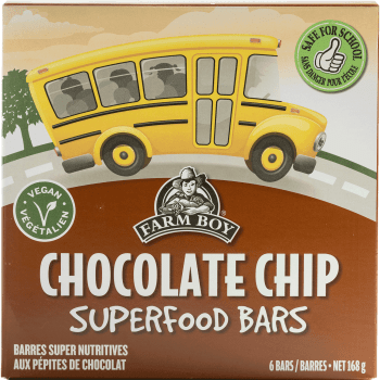 Farm Boy™ Chocolate Chip Superfood Bars (168 g)
