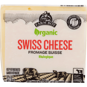 Farm Boy™ Organic Swiss Cheese (190 g)