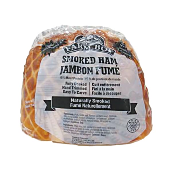 Farm Boy™ ¼ Smoked Boneless Ham Leg (per package)