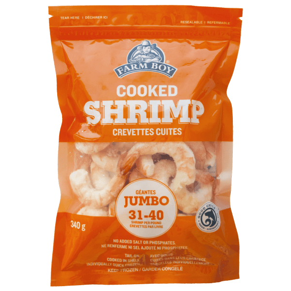 Farm Boy™ Cooked 31-40 Jumbo Shrimp (340 g)