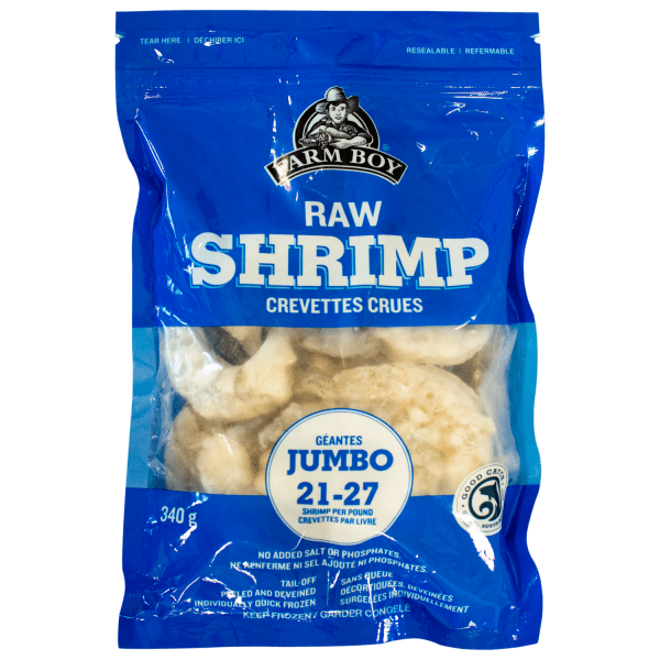 Farm Boy™ Raw 21-27 Jumbo Shrimp (340 g)